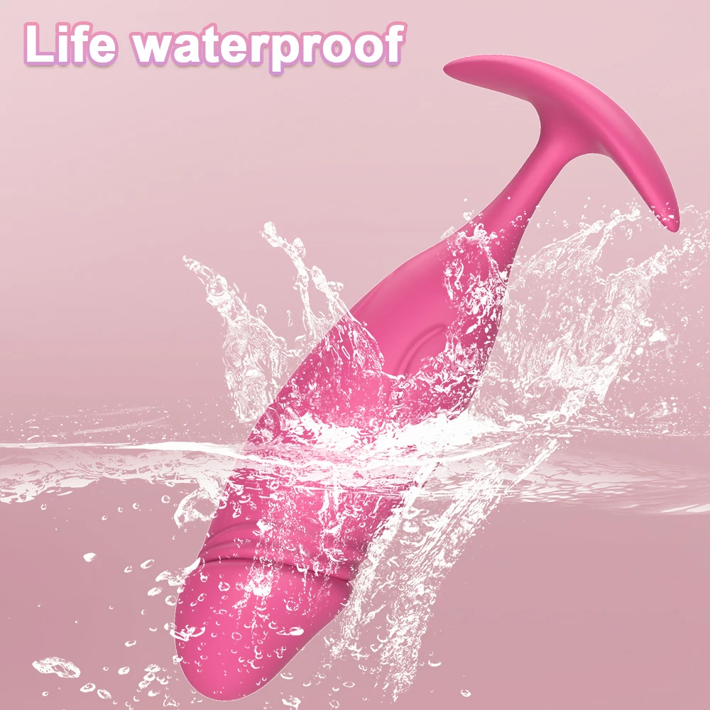 (Rose Red) Dildo Vibrator Butt Plug Anal Vibrator Men Prostate Massager Women G Spot Clitoral Stimulator Bullet Adult Masturbation Anal Toys Sex Toy Adult Product