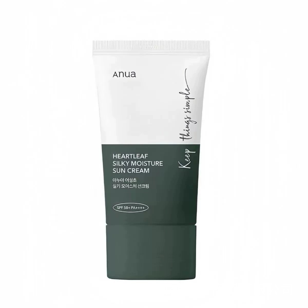 Anua Heartleaf Silky Moisture Sun Cream Spf 50 Pa 50ml