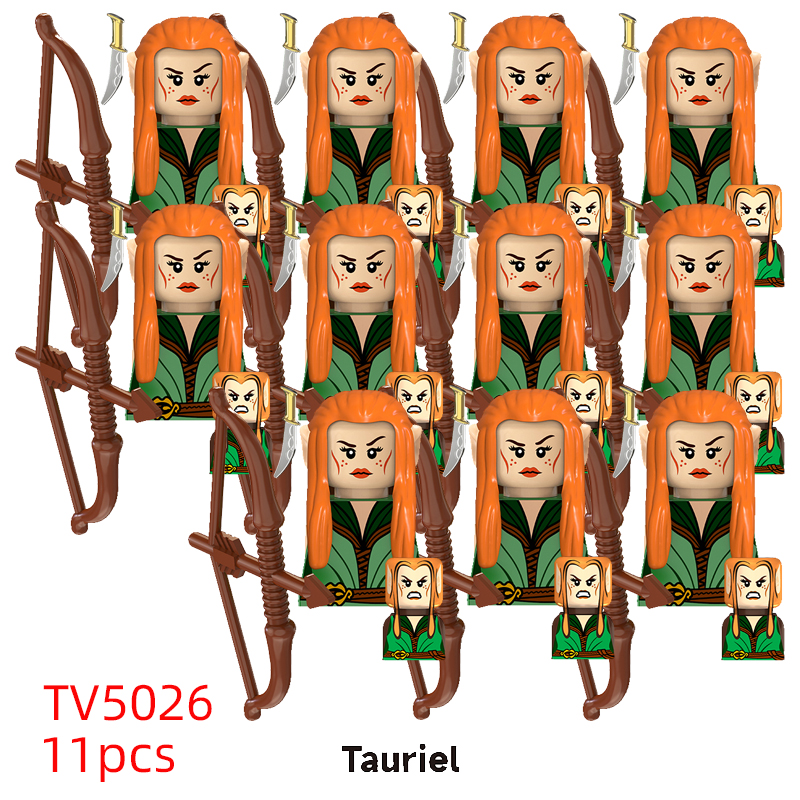 (Style C) Medieval Elf Soldiers Mini Figures Guard Army Action Dolls Mini Building Blocks Assembly Building Blocks Children Gift