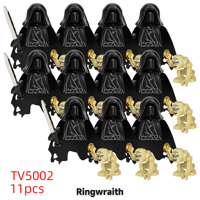 (Style C) Medieval Elf Soldiers Mini Figures Guard Army Action Dolls Mini Building Blocks Assembly Building Blocks Children Gift