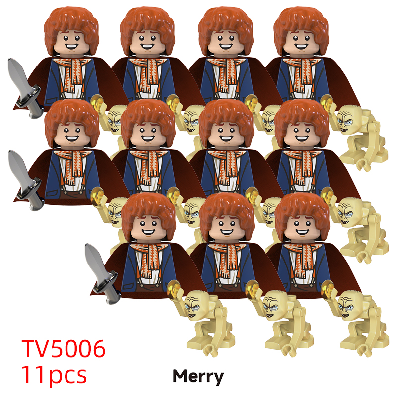 (Style C) Kids Toy The Lord of Rings Hobbit Minifigures Soldiers Building Blocks Christmas Birthday Gifts