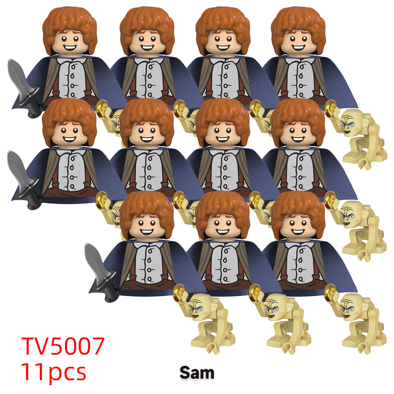 (Style C) Kids Toy The Lord of Rings Hobbit Minifigures Soldiers Building Blocks Christmas Birthday Gifts