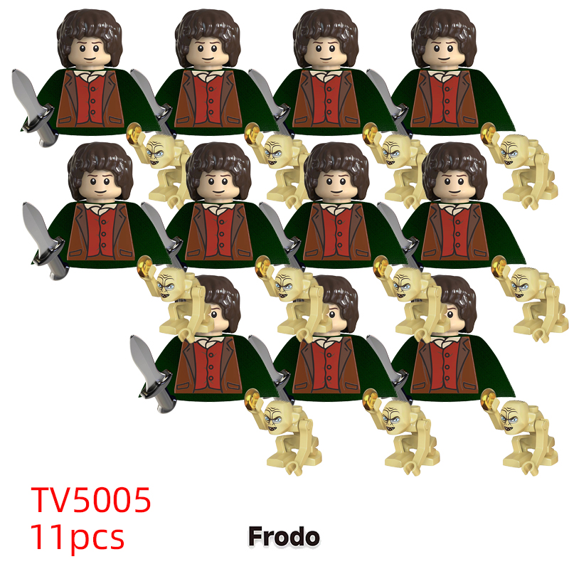 (Style C) Kids Toy The Lord of Rings Hobbit Minifigures Soldiers Building Blocks Christmas Birthday Gifts