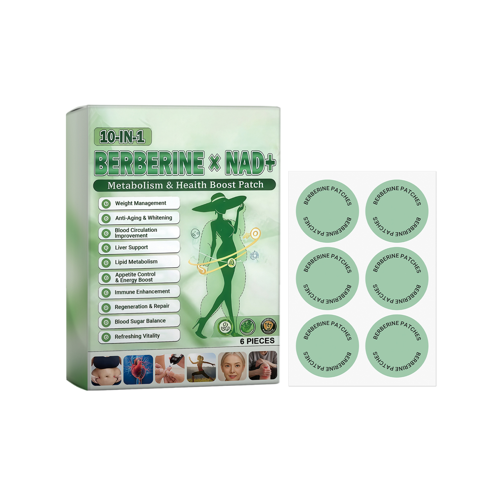 Body Care Patch Mildly Protect Body Skin Lines Lightweight Breathable Fit Skin Daily External Use Care Sheet