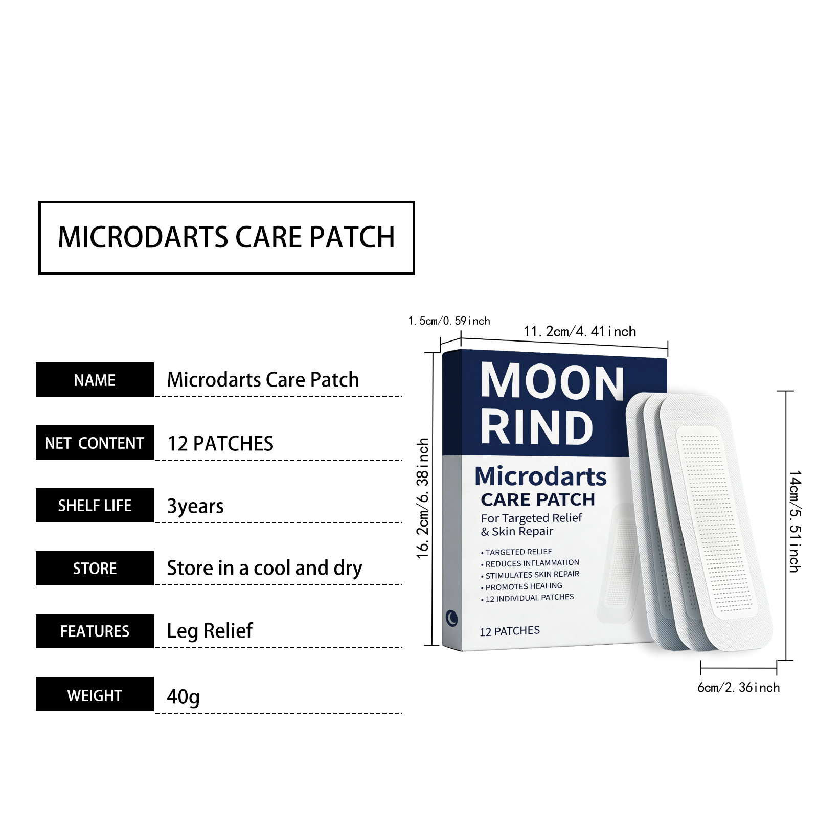 Body Care Patch Daily Mild Soft Light Breathable External Convenient Leg Skin Massage Care Sticker Gentle Cozy