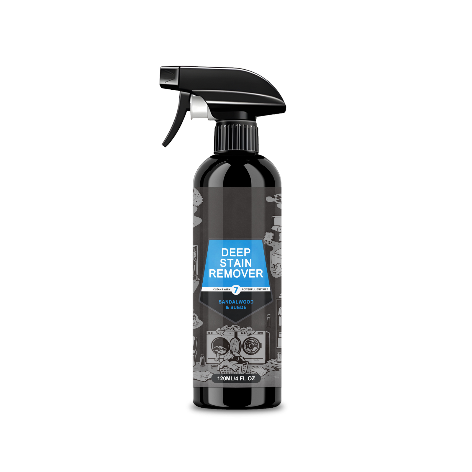 Clothing Cleaner Mild Stain Removal Oil Stain Purify Refresh Fabric Care Easy Wash Daily Garment Cleansing Supply