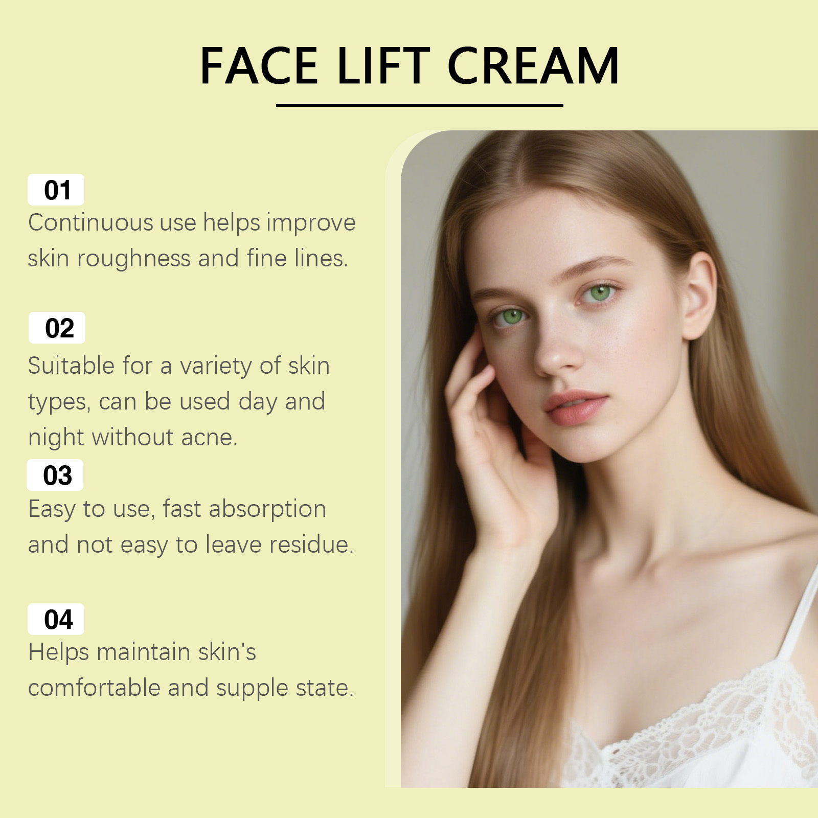 Rich Moisturizing Cream Mild Elastic Light Care Hydrating Water Replenish Eye Daily Smear Nursing Lotion