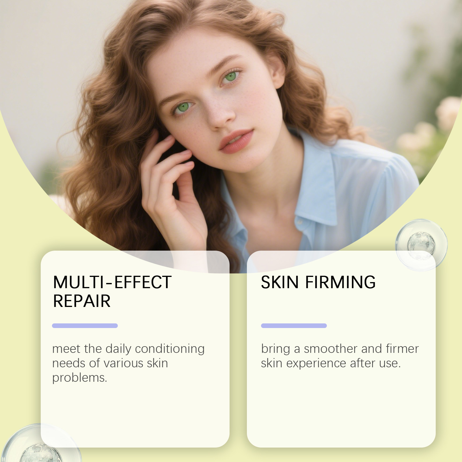 Rich Moisturizing Cream Mild Elastic Light Care Hydrating Water Replenish Eye Daily Smear Nursing Lotion