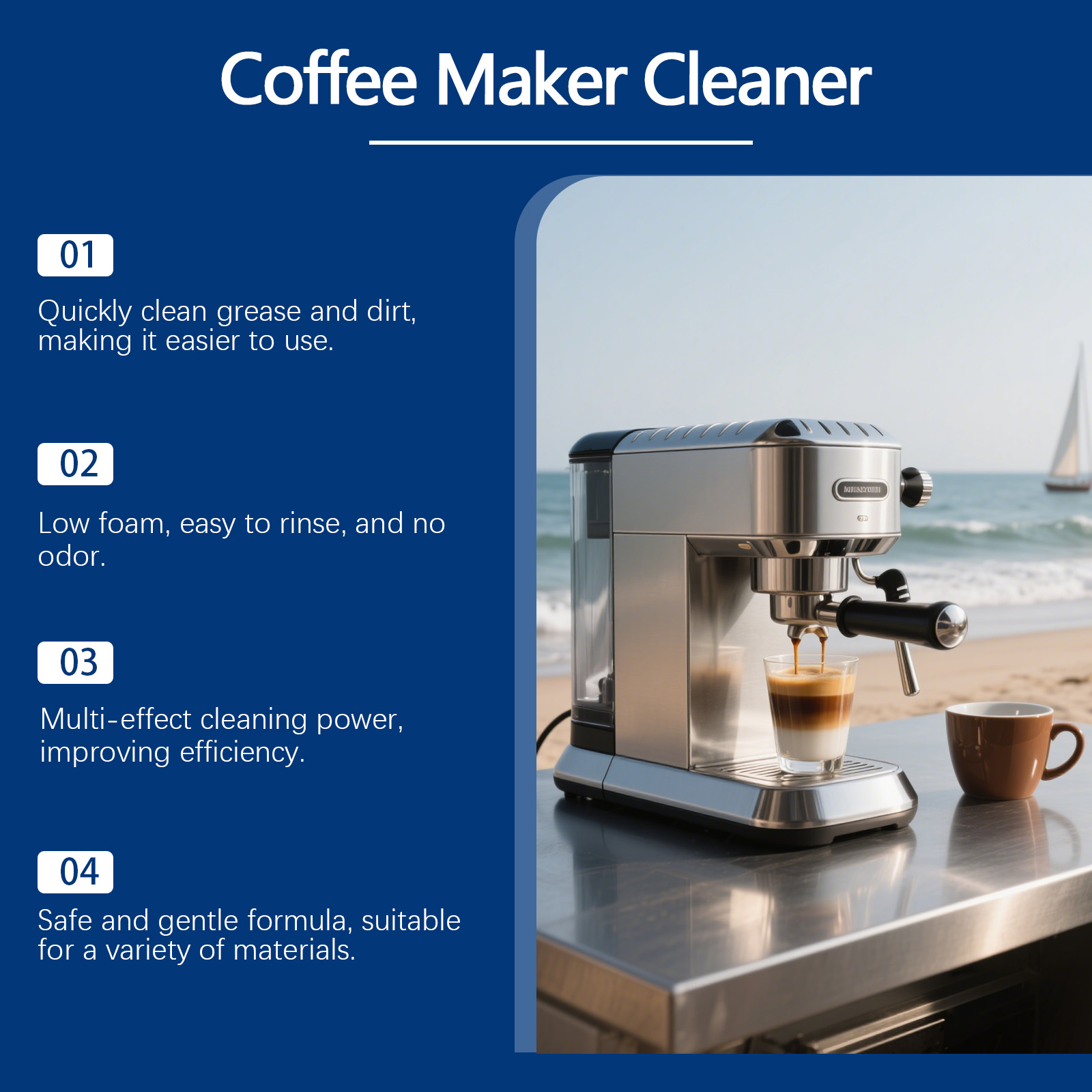 Coffee Machine Cleaning Tablets Daily Mild Remove Stains Limescale Portable Universal Care For All Coffee Makers