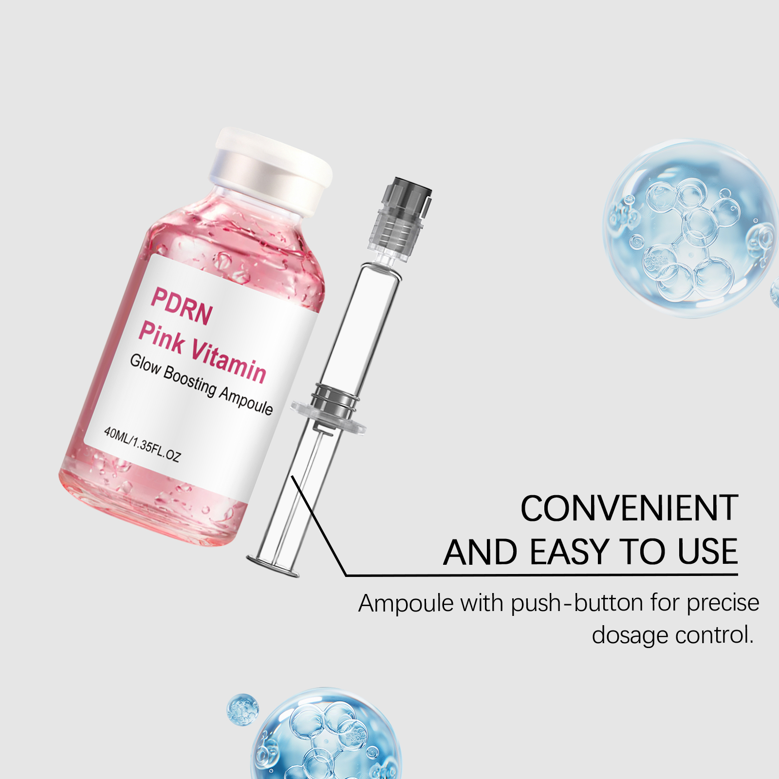 Brightening Moisturizing Serum With Pdrn Hydrating Glowing Mild Nourishing Fast Absorbing Water Lock Facial Skin Daily Care