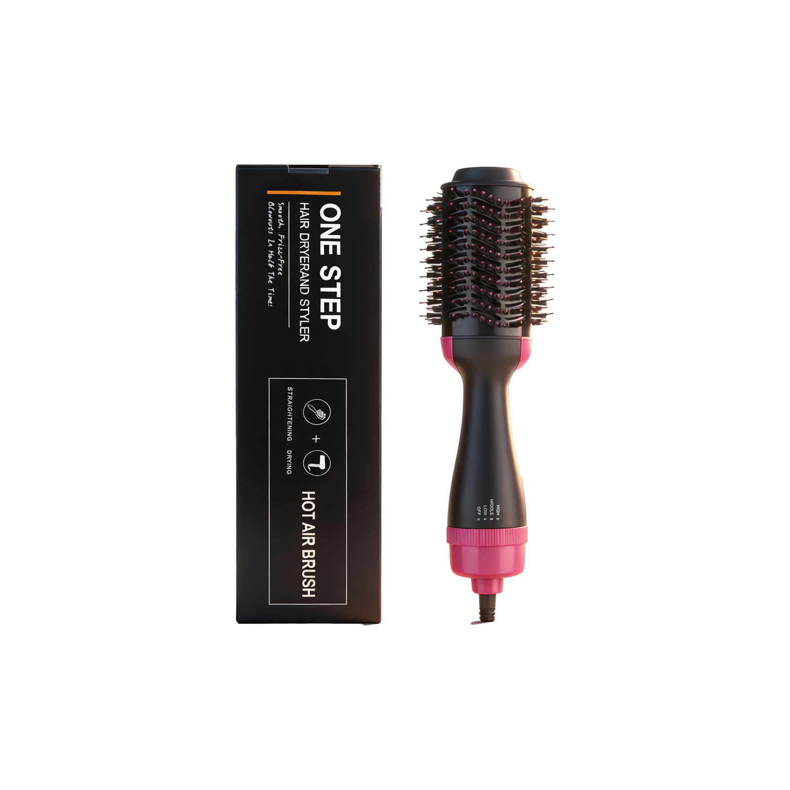 Hot Air Comb Four In One Ionic Heating Blow Straight Fluffy Styling Household Hair Beauty Tool