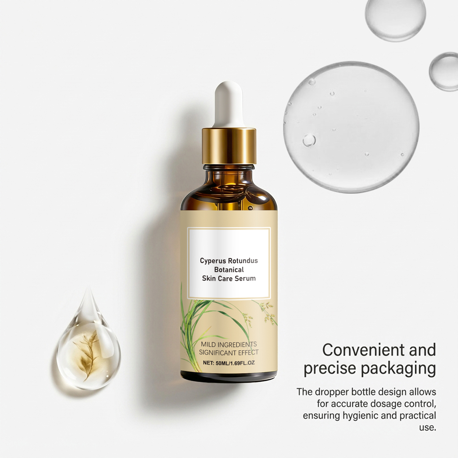 Cyperus Skincare Essence Mild Soft Delicate Moisturizing Smooth Nourish Skin