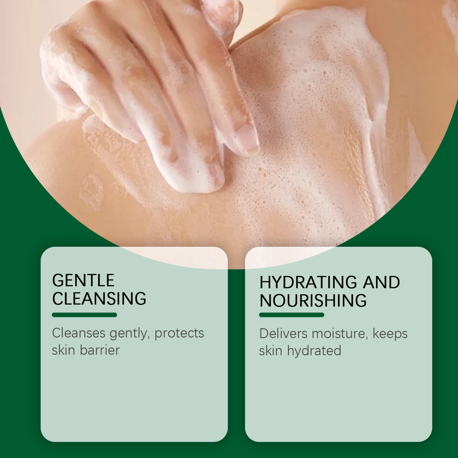 Moisturizing Body Wash Refreshing Non Greasy Mild Cleansing Hydrating Smooth Skin Daily Body Care Product