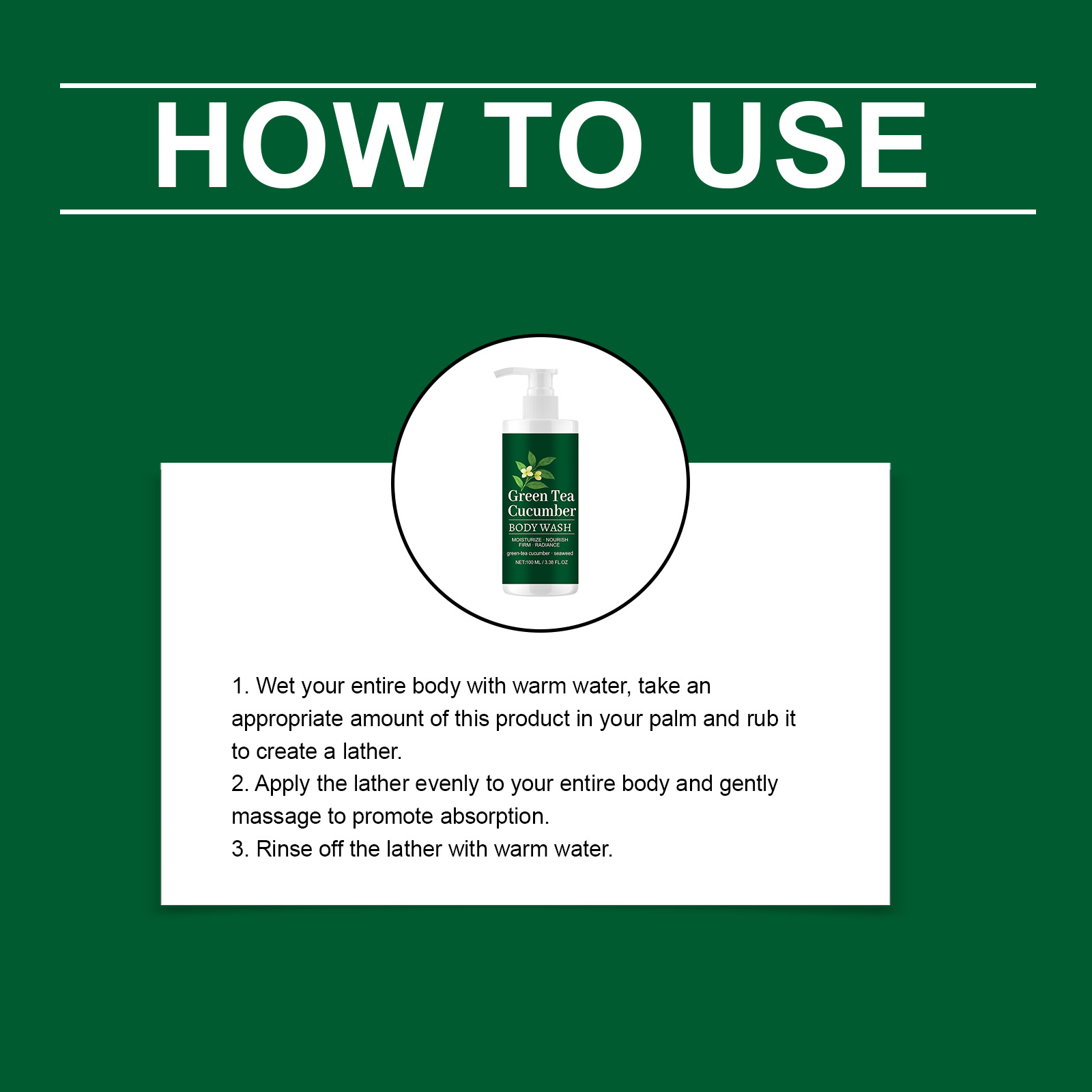 Moisturizing Body Wash Refreshing Non Greasy Mild Cleansing Hydrating Smooth Skin Daily Body Care Product