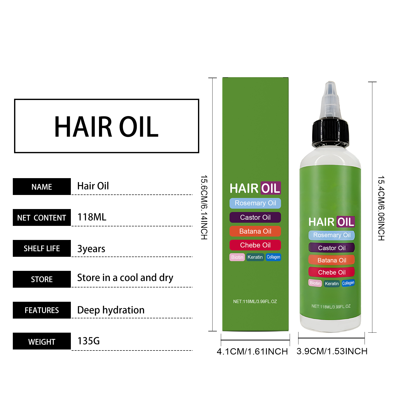 Moisturizing Hair Care Oil Hydrating Nourish Soft Shiny Daily Protect Moist Repair Dry Split End Hair