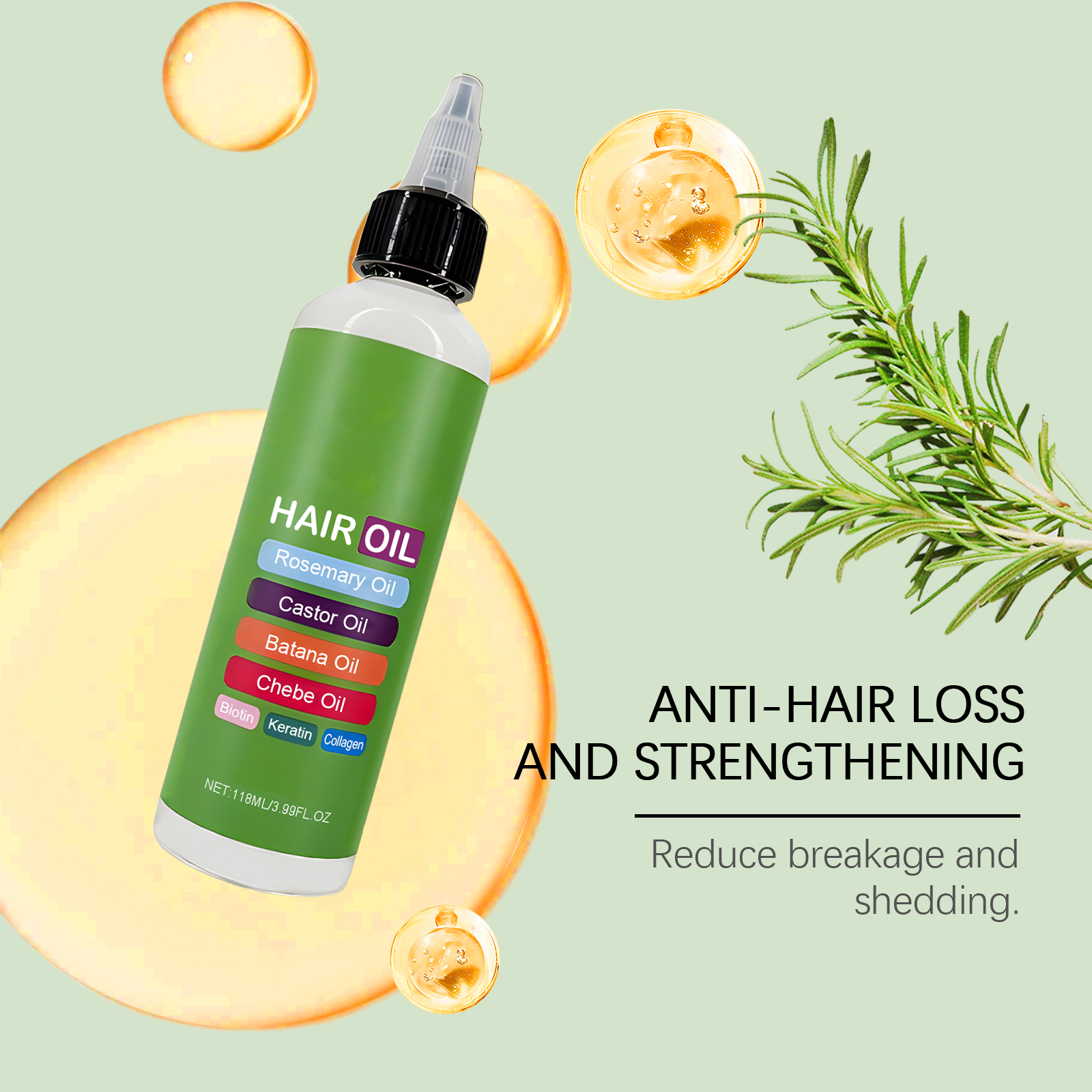 Moisturizing Hair Care Oil Hydrating Nourish Soft Shiny Daily Protect Moist Repair Dry Split End Hair