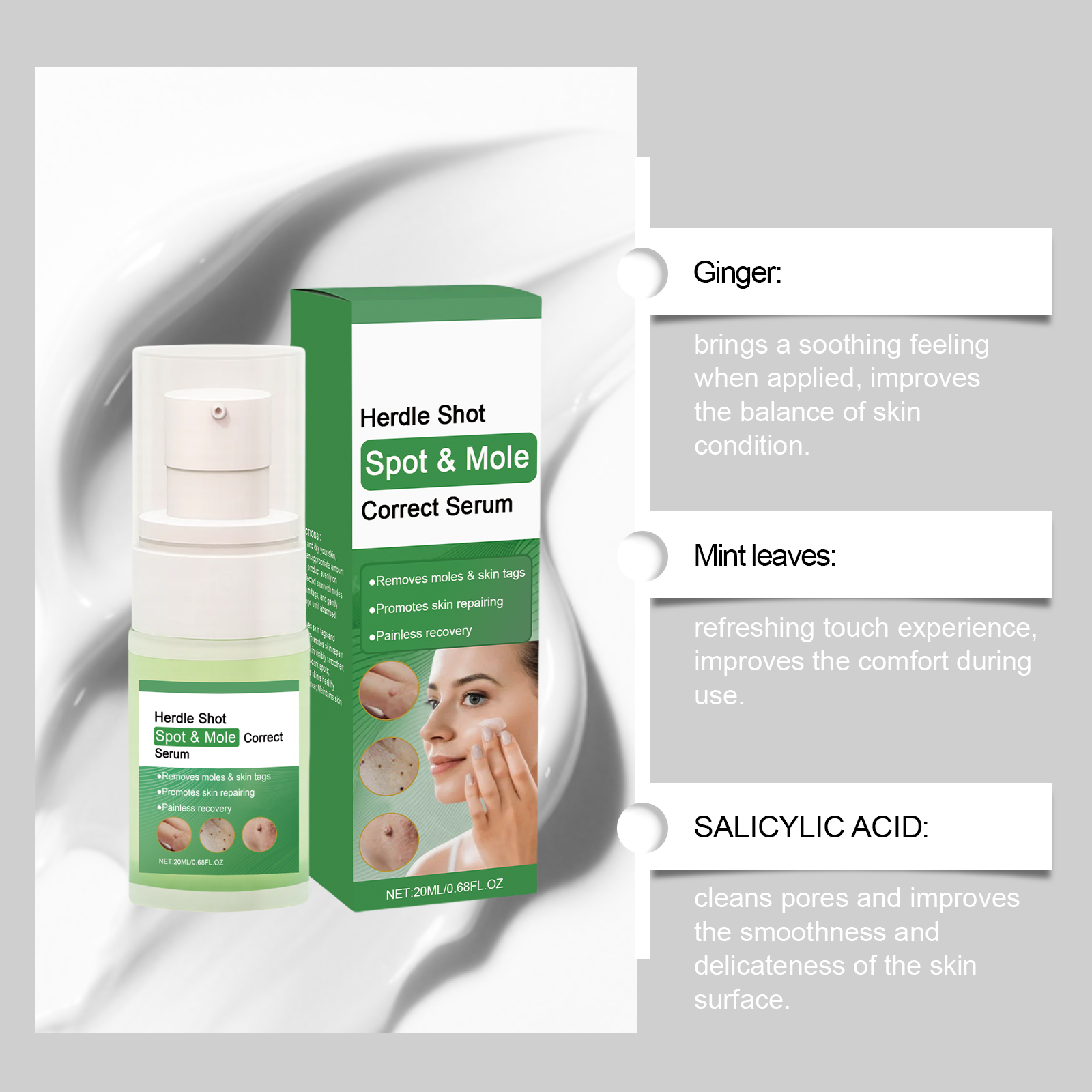 Skin Care Essence Liquid Mild Cleansing Moist Non Sticky Hydrating Refreshing Daily Facial Maintenance