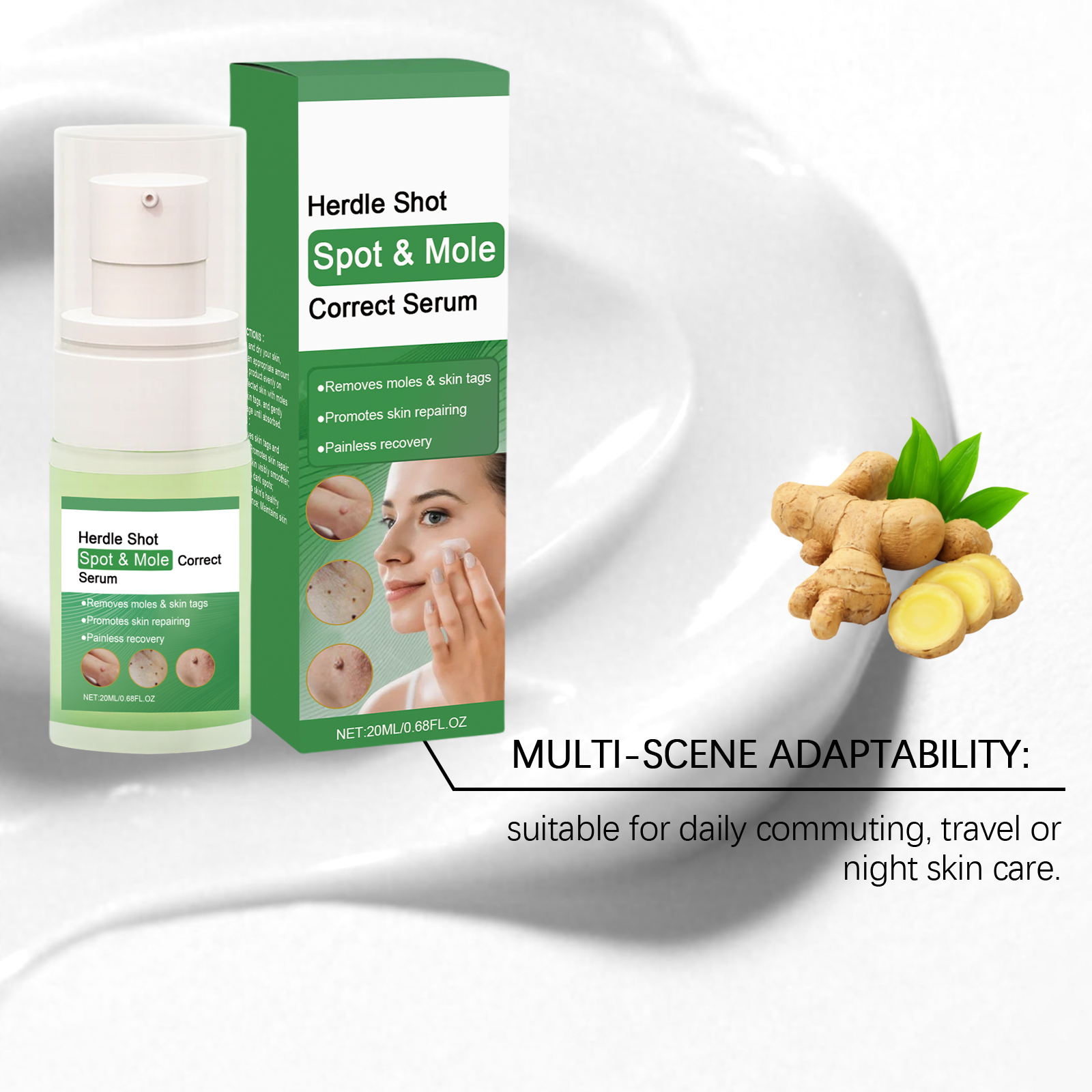 Skin Care Essence Liquid Mild Cleansing Moist Non Sticky Hydrating Refreshing Daily Facial Maintenance
