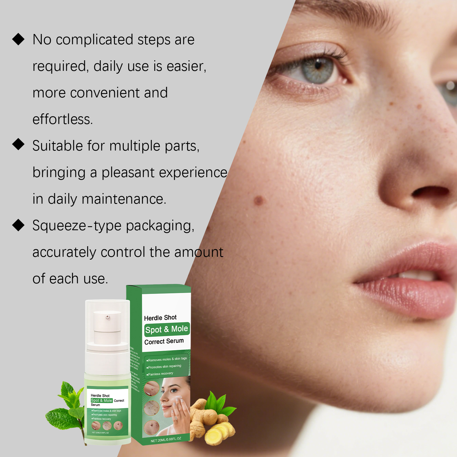 Skin Care Essence Liquid Mild Cleansing Moist Non Sticky Hydrating Refreshing Daily Facial Maintenance