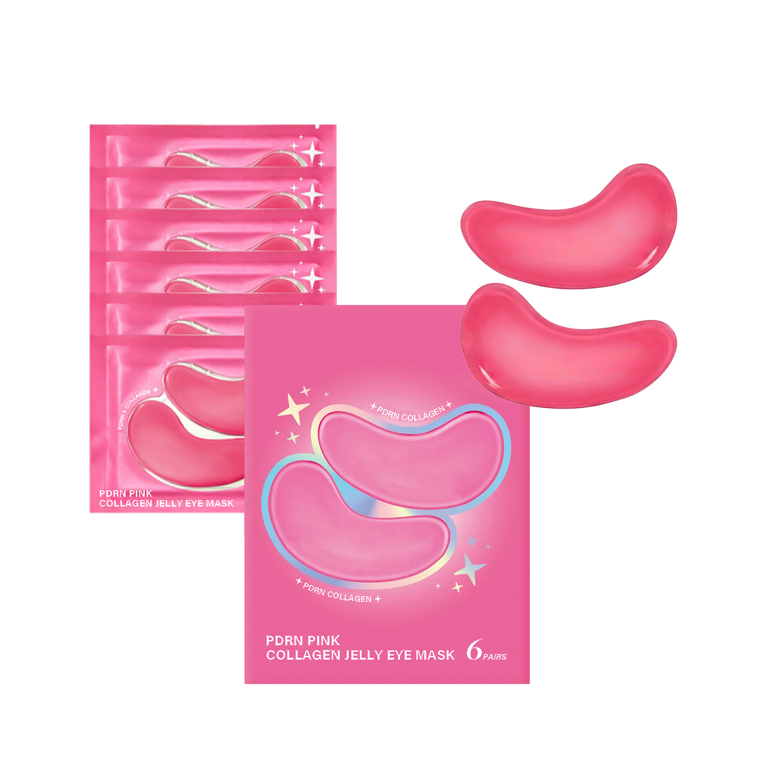 Collagen Moisturizing Eye Mask Hydrating Closefitting Mild Nourishing Brightening Lightweight Breathable Eye Skin