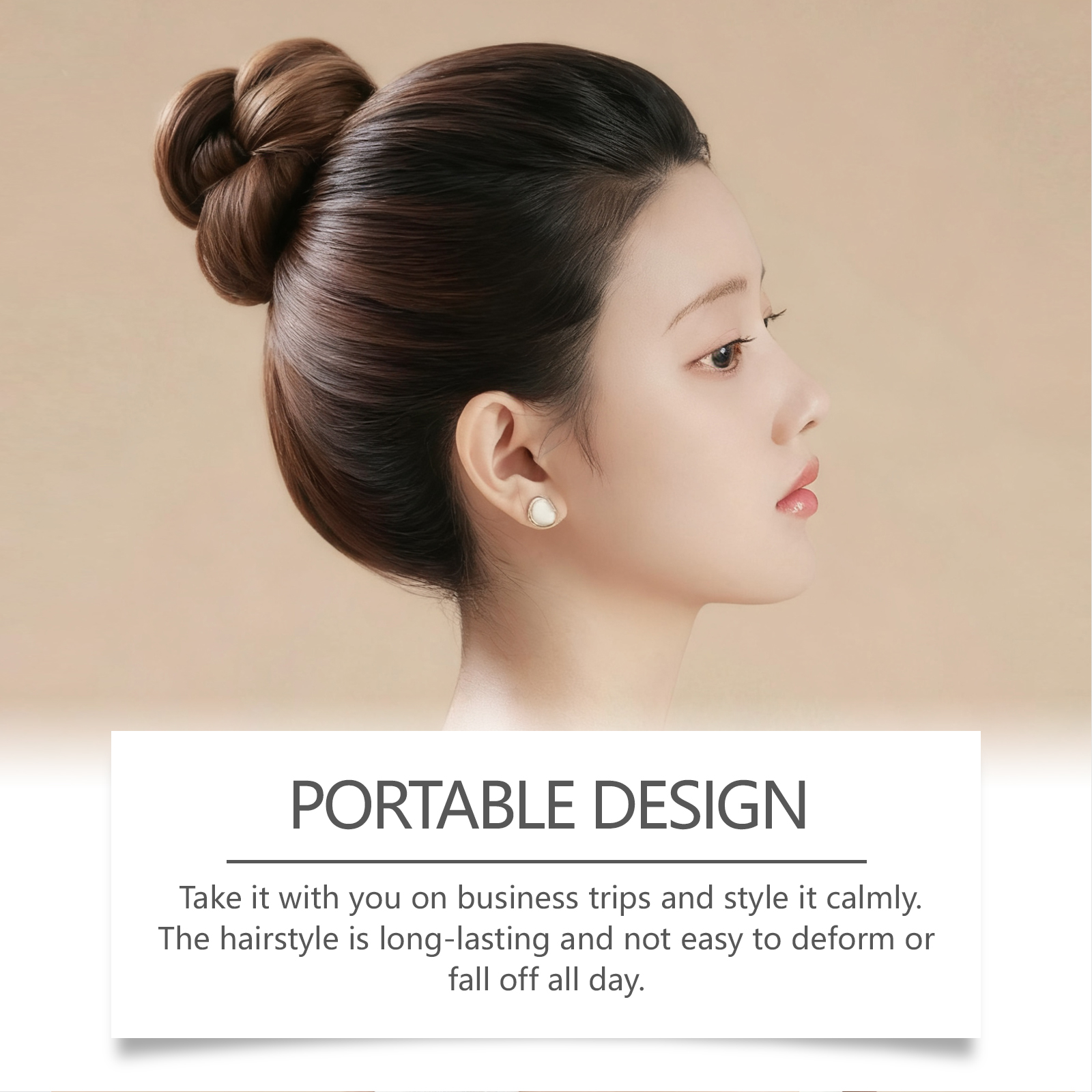 Flyaway Hair Taming Stick Soft Hydrating Non Sticky Portable Hair Care For Frizzy Puffy Daily Hairstyle Styling