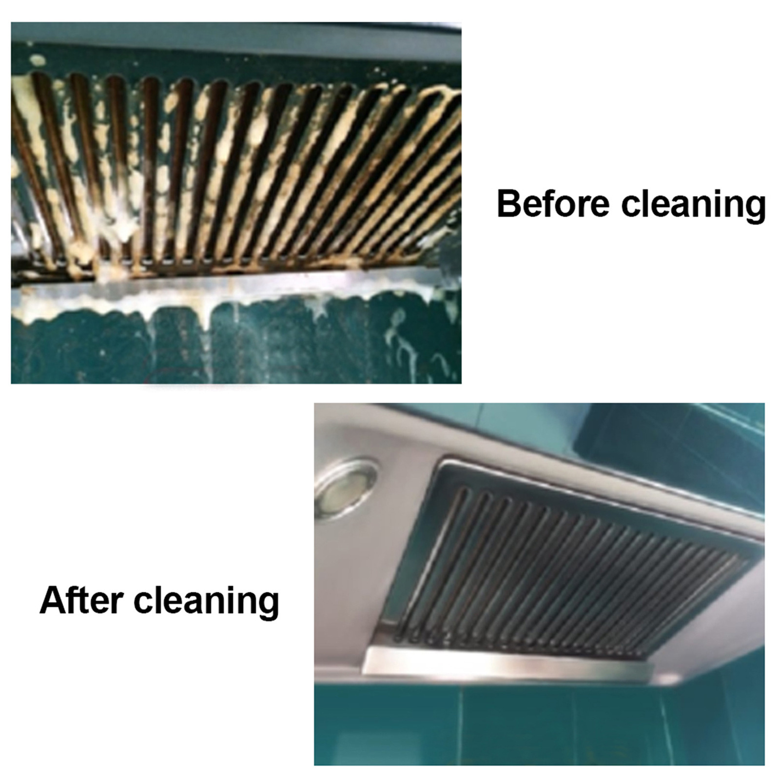Kitchen Cleaning Powder Heavy Duty Grease Remover Stainless Steel Cookware Stain Eliminator