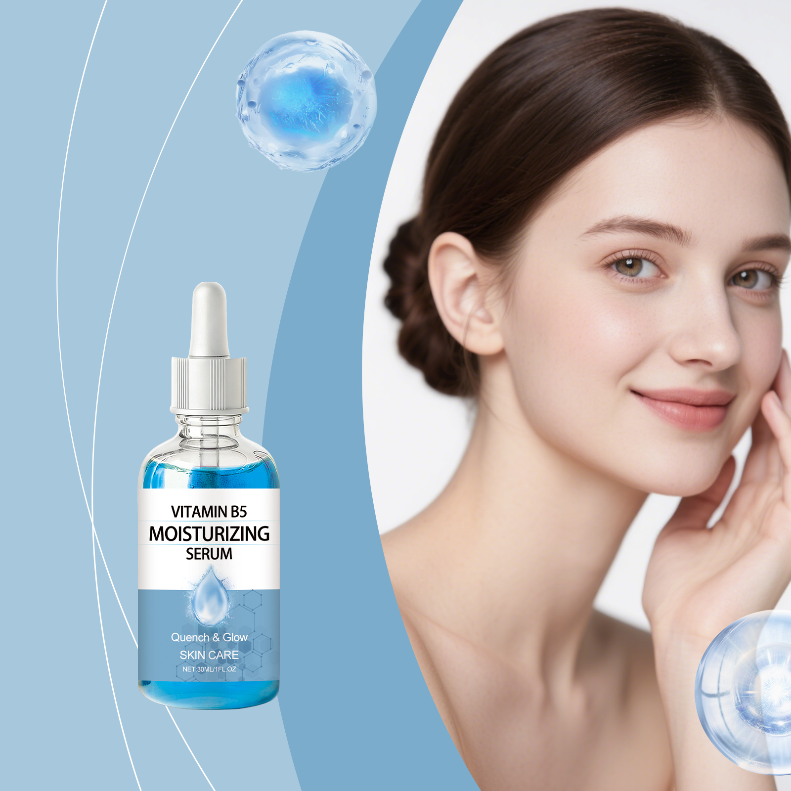 Vitamin B5 Moisturizing Essence Liquid Hydrating Softening Daily Delicate Care For Facial Skin