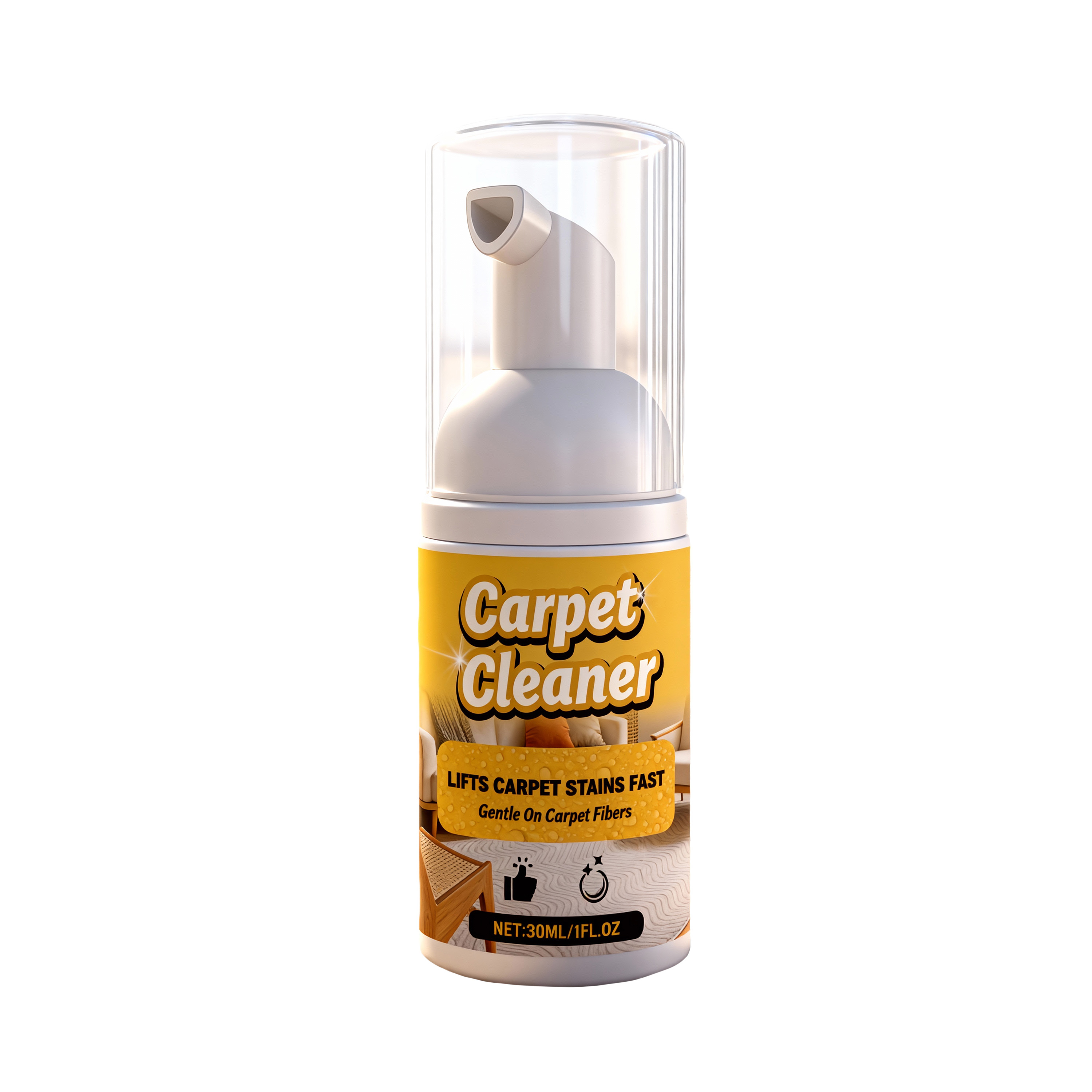 Fabric Carpet Foam Cleaner Mild Cleansing Care Convenient Detergent Household Carpet Stain Remover