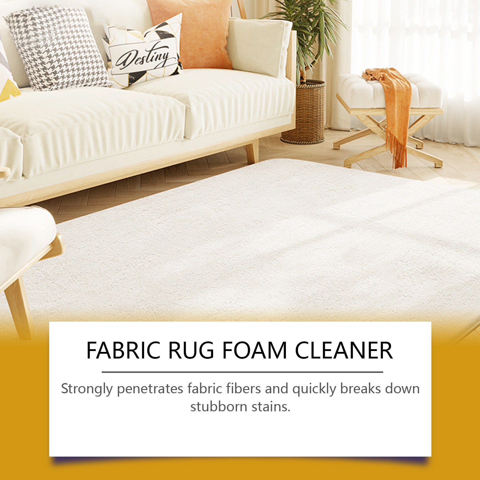 Fabric Carpet Foam Cleaner Mild Cleansing Care Convenient Detergent Household Carpet Stain Remover