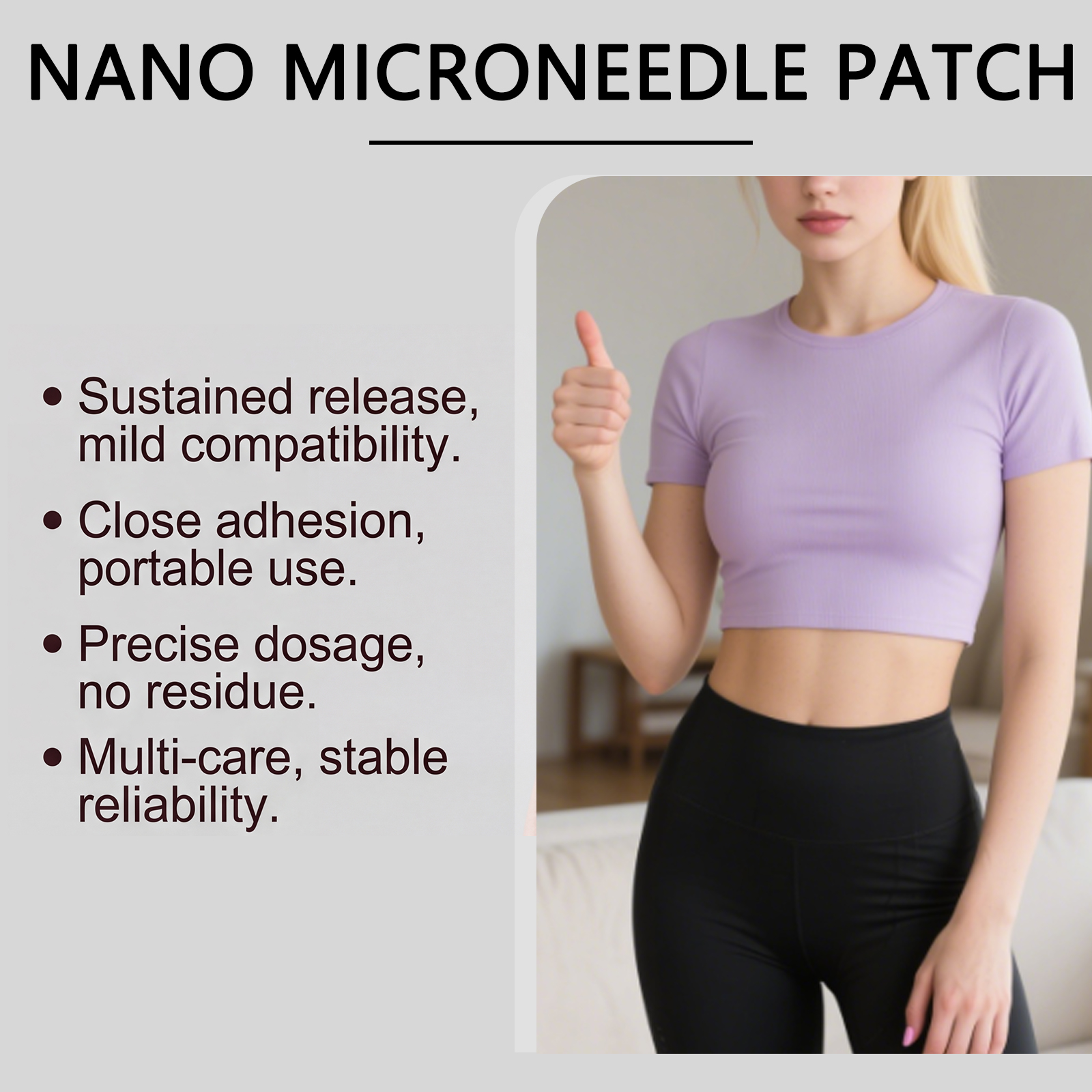 Body Care Patch Gentle Nourish Body Skin Comfortable Breathable Natural Fit Convenient Care Patch