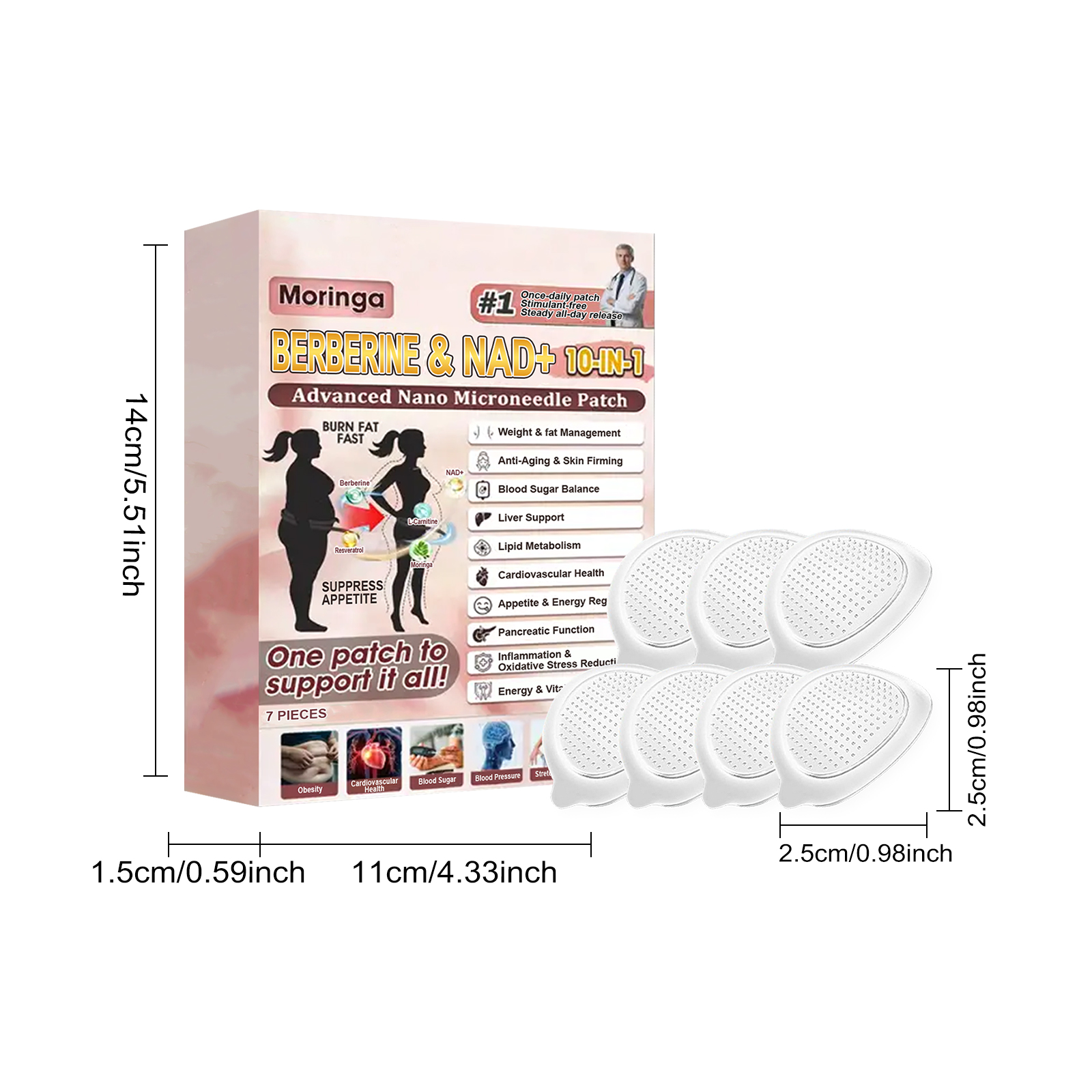 Body Care Patch Gentle Nourish Body Skin Comfortable Breathable Natural Fit Convenient Care Patch