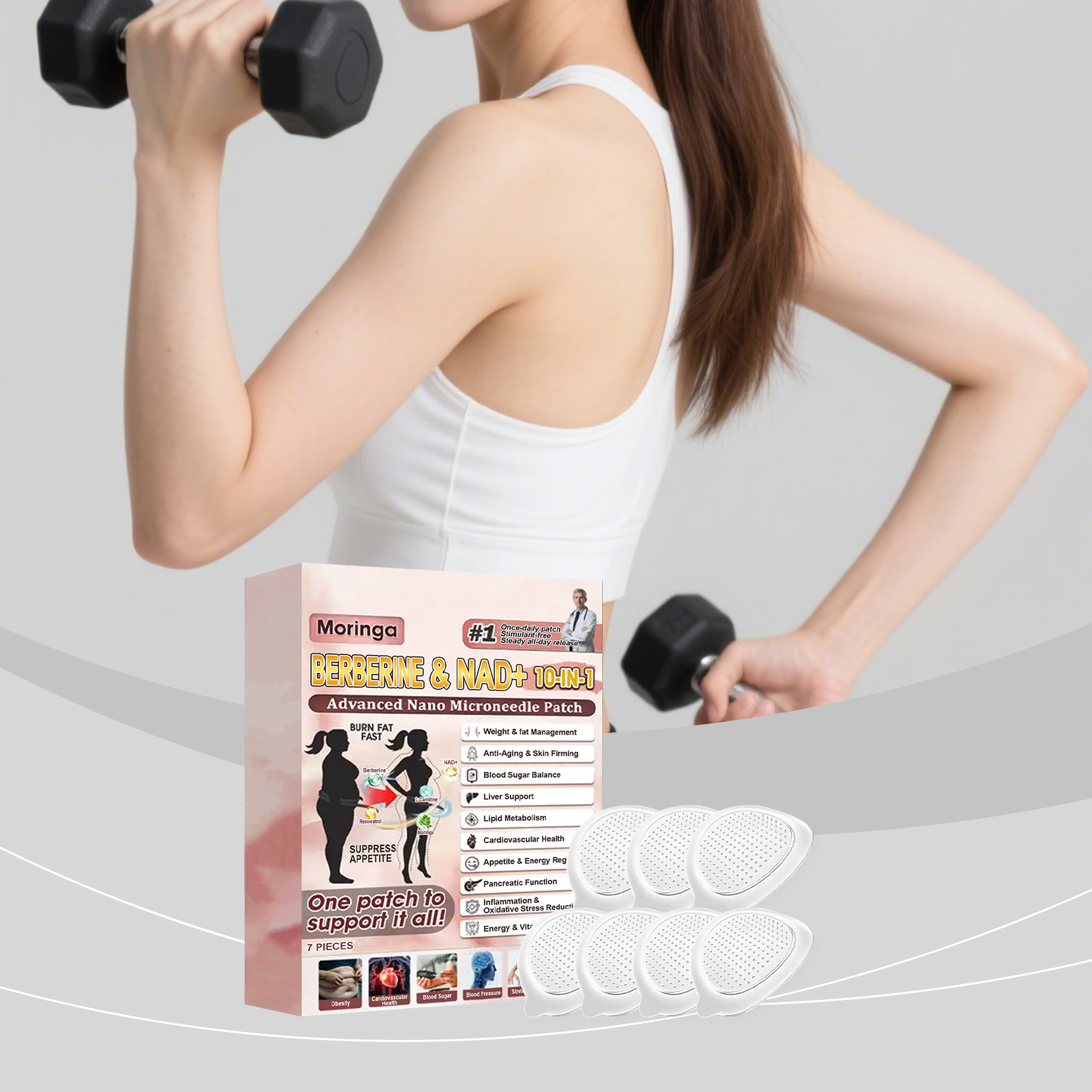 Body Care Patch Gentle Nourish Body Skin Comfortable Breathable Natural Fit Convenient Care Patch