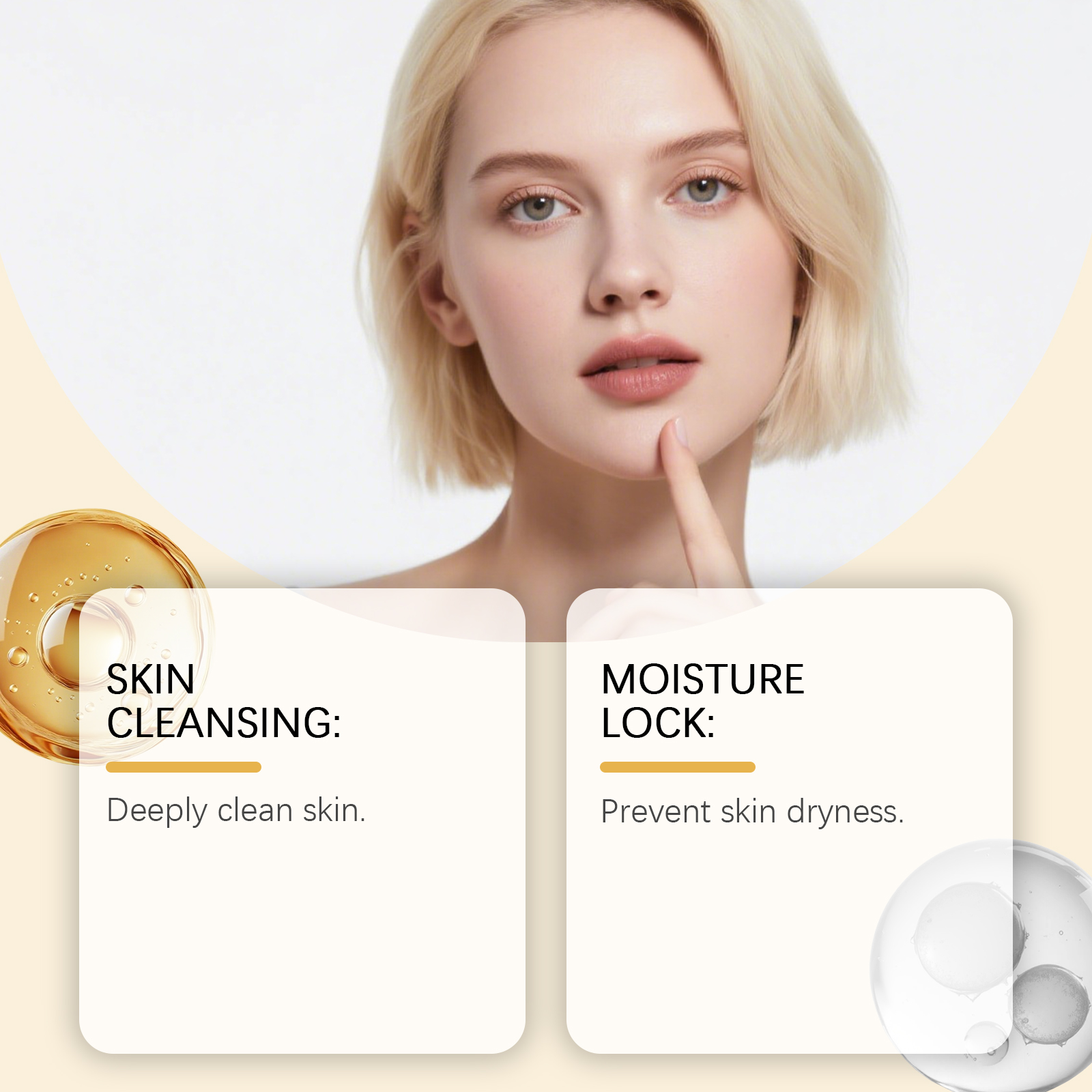Brightening Gentle Cleansing Gel Daily Mild Clean Facial Skin Moisturizing Hydrating Refreshing Non Tight