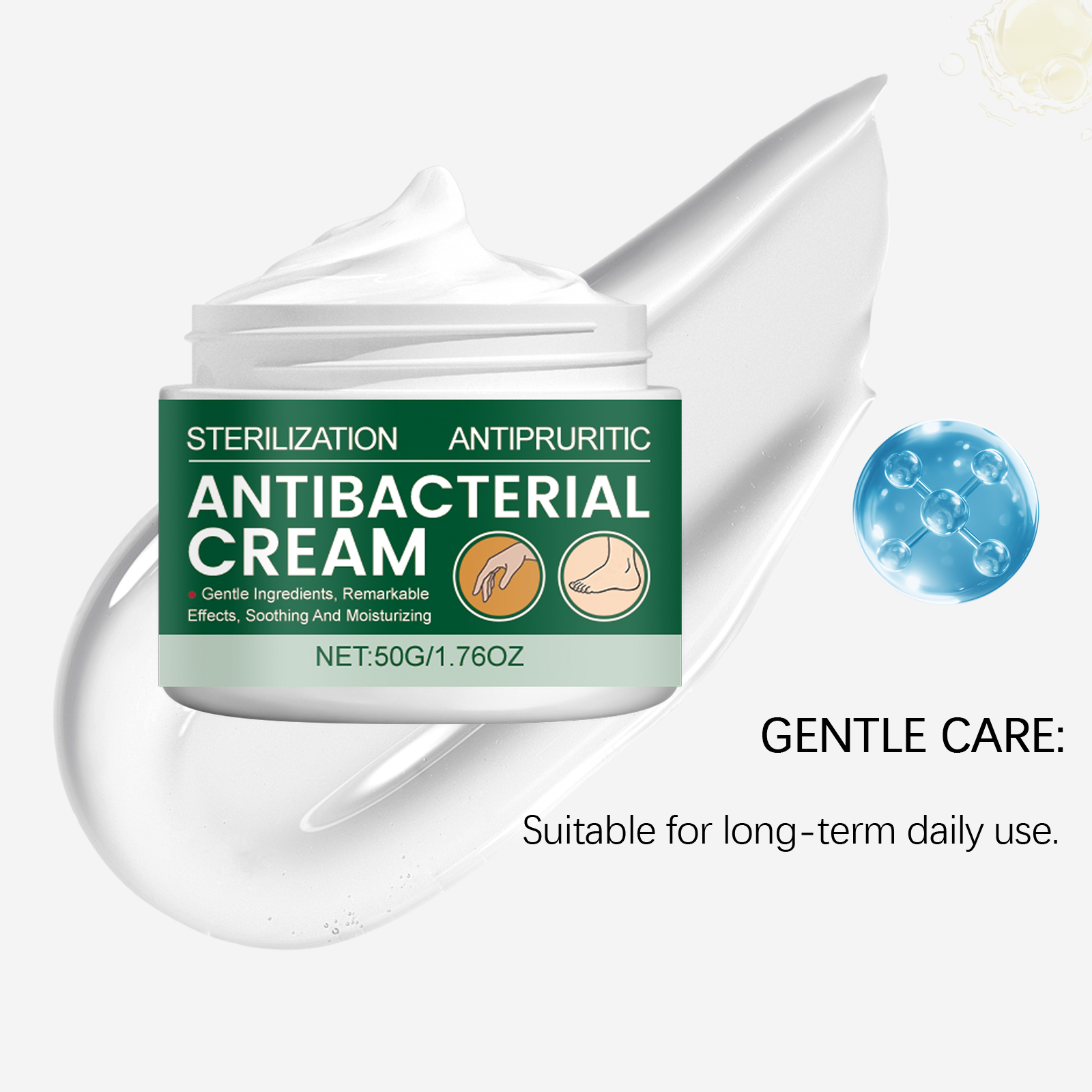 Foot Moisturizing Cream Hydrating Soft Refreshing Nonsticky Quickabsorb Daily Skin Care