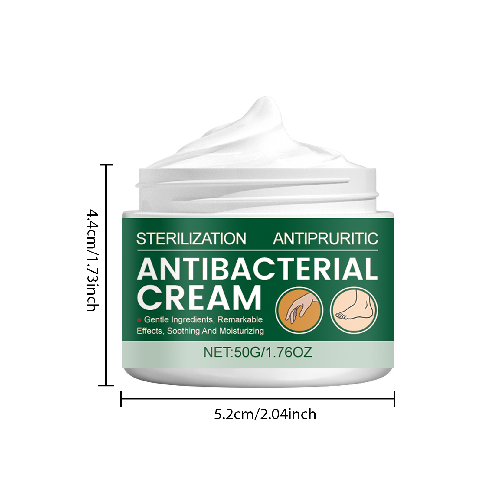 Foot Moisturizing Cream Hydrating Soft Refreshing Nonsticky Quickabsorb Daily Skin Care