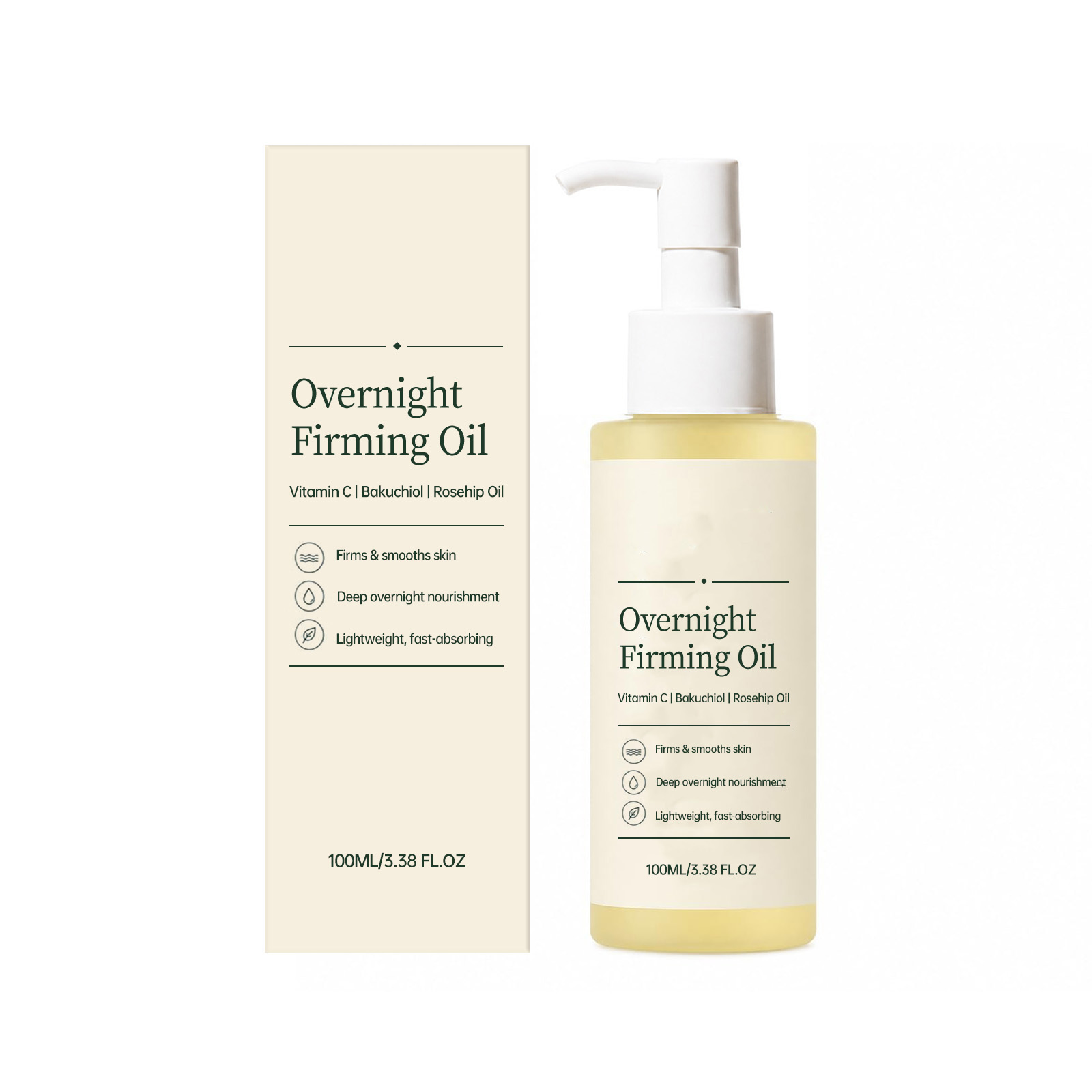 Night Facial Oil Hydrating Soft Delicate Light Moisturizing Absorbent Evening Skin Care For Face