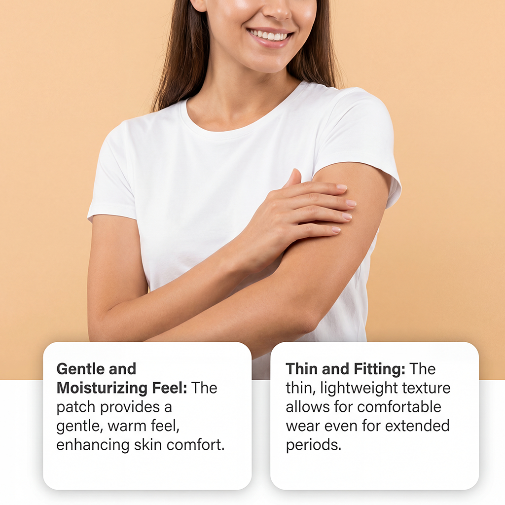 Body Care Patch Mild Ingredients Daily Care Comfort Portable Fit Skin Friendly Breathable For Body Use