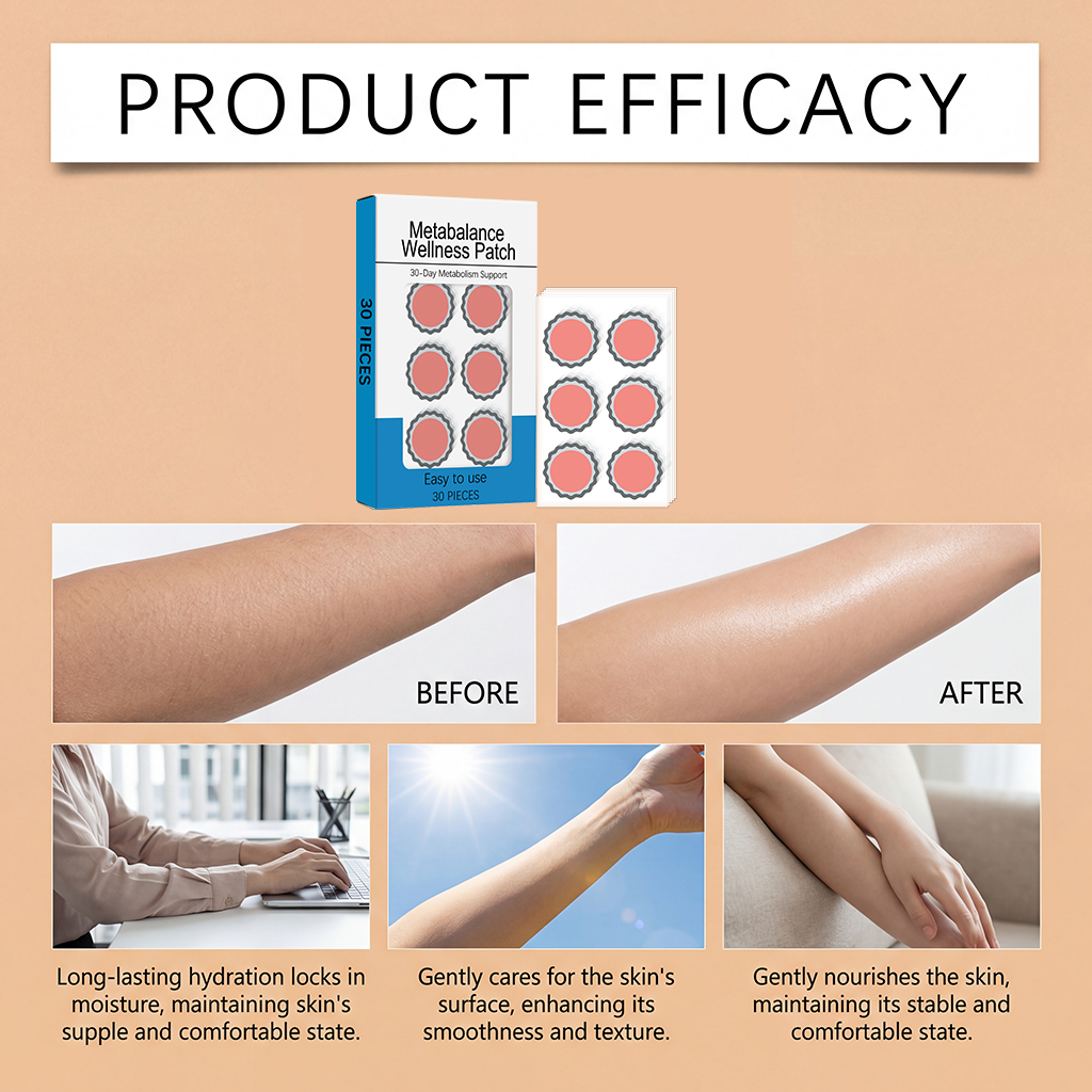 Body Care Patch Mild Ingredients Daily Care Comfort Portable Fit Skin Friendly Breathable For Body Use