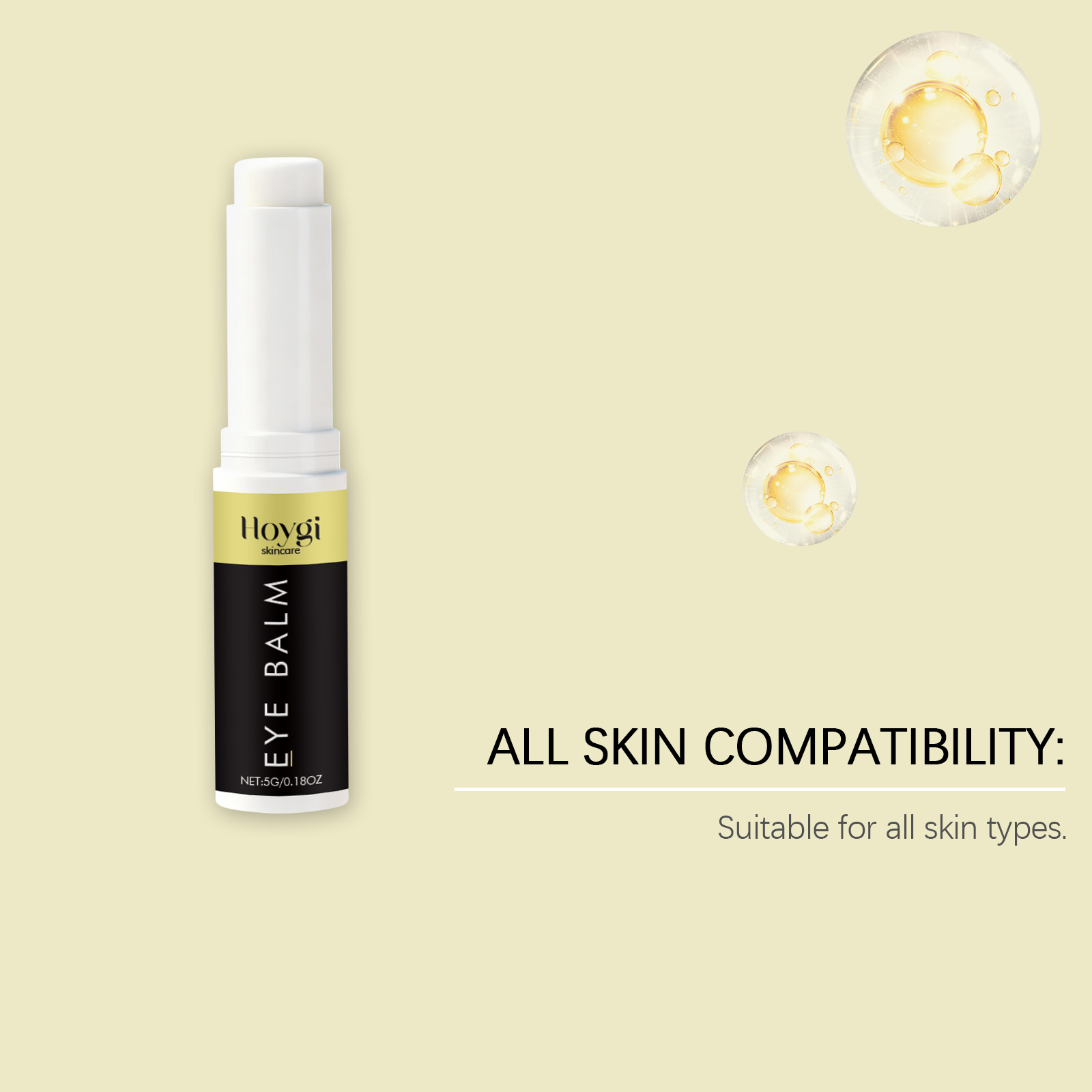 Eye Cream Stick Nourishes Moisturizes Hydrates Softens Delicate Skin Around Eyes Daily Care Massage Eye Cream