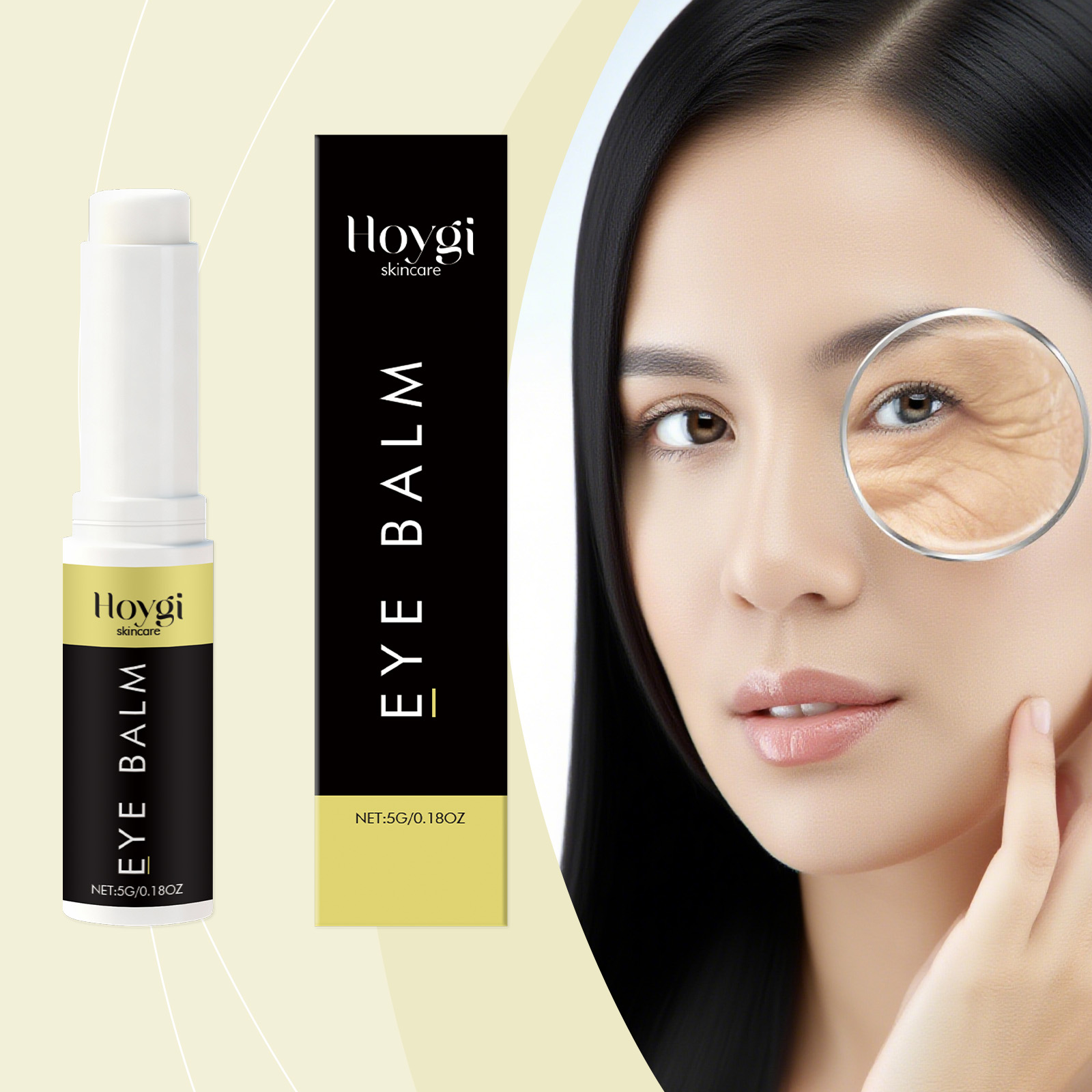 Eye Cream Stick Nourishes Moisturizes Hydrates Softens Delicate Skin Around Eyes Daily Care Massage Eye Cream