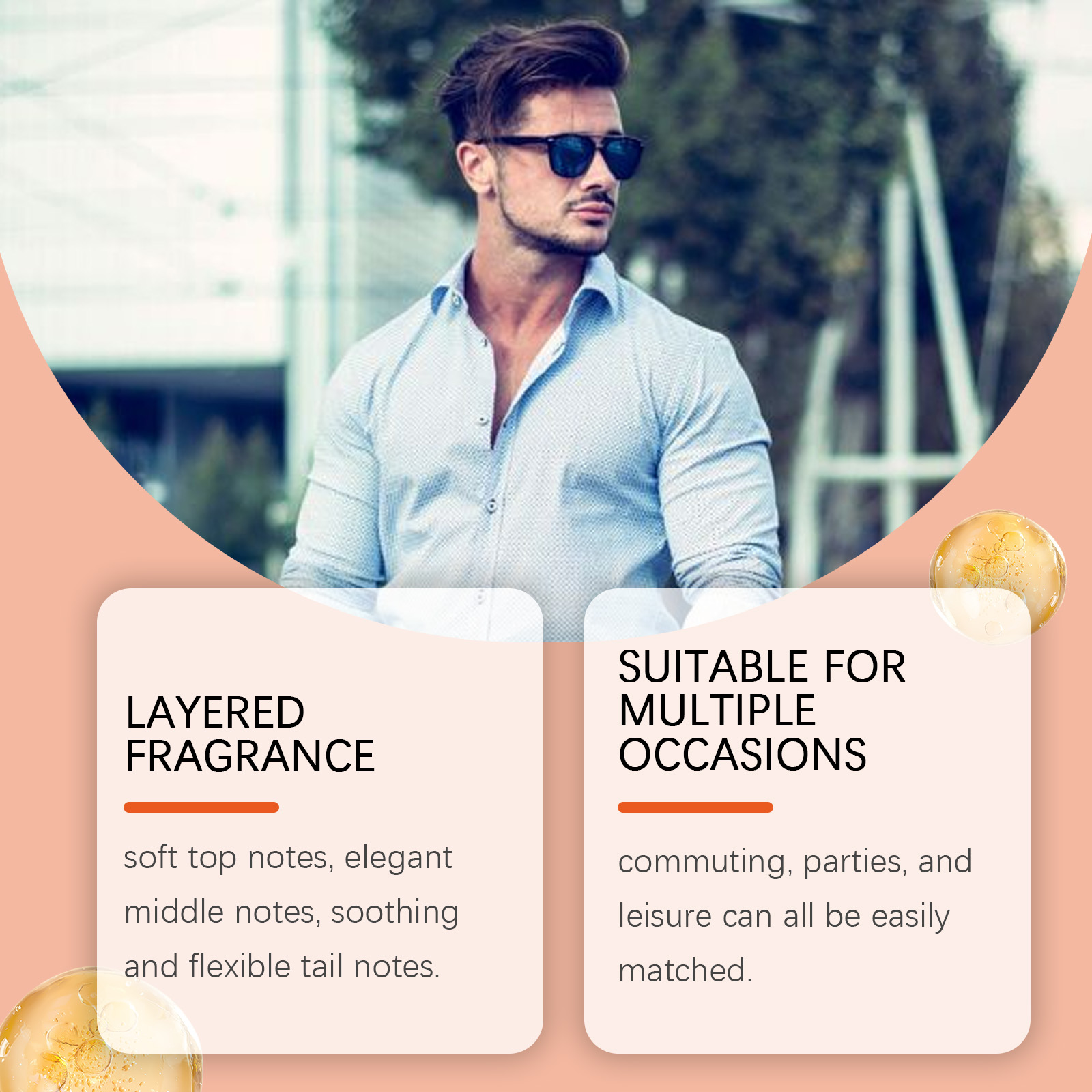 Elegant Perfume Natural Fresh Gentle Long Lasting Layered Charming Daily Portable Sandalwood Fragrance