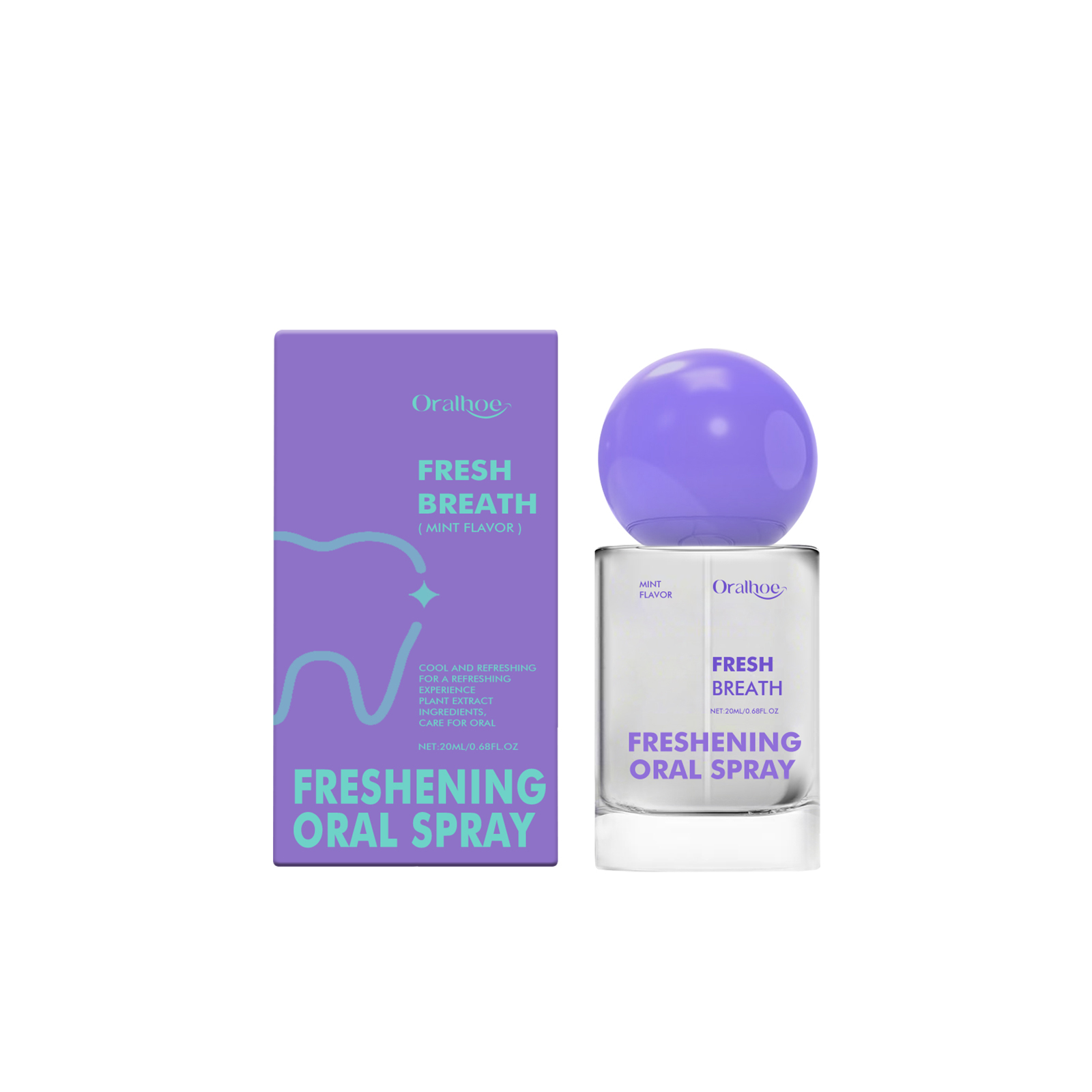 Fresh Oral Spray Fresh Refreshing Long Lasting Portable Convenient Reduce Oral Odor Clean Mouth
