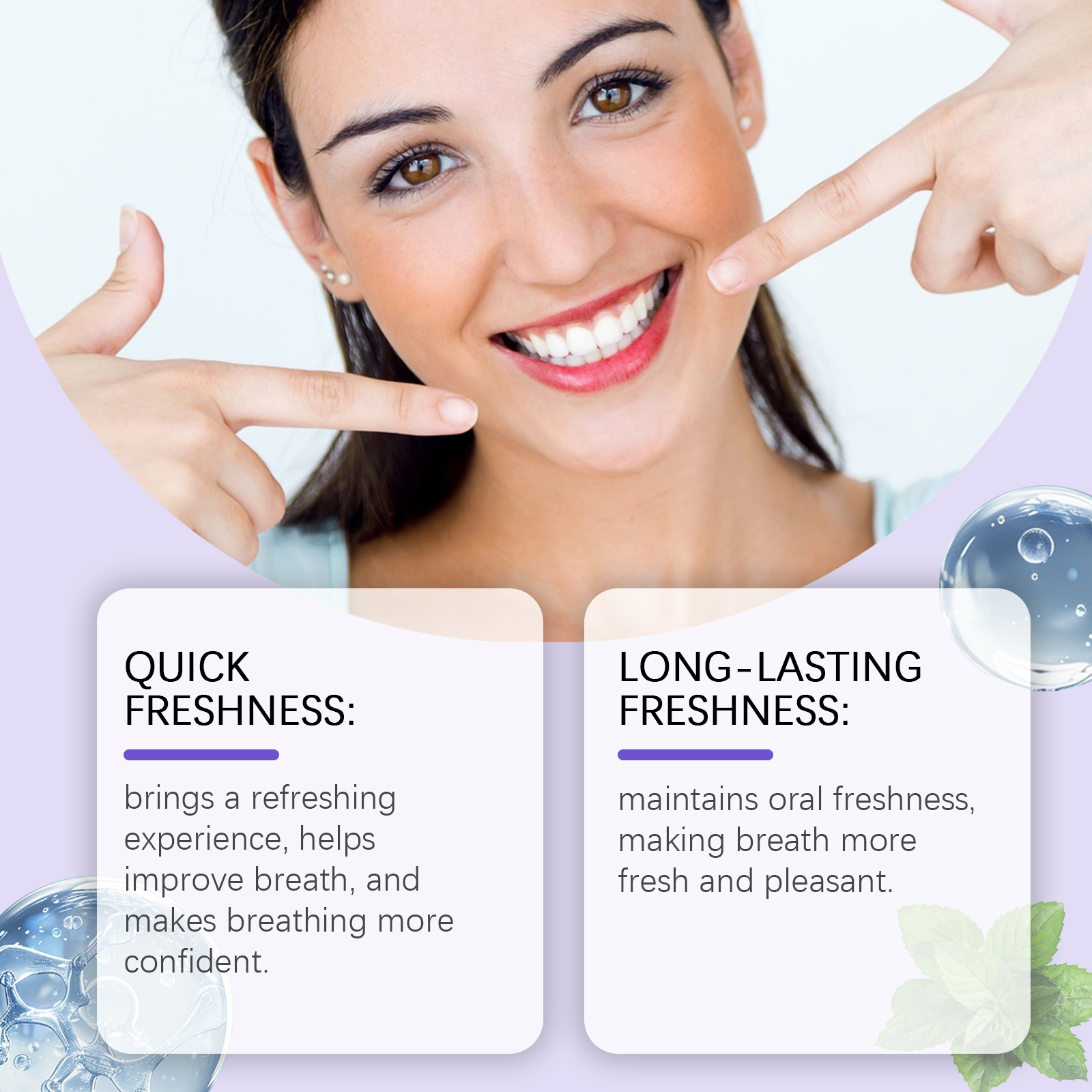 Fresh Oral Spray Fresh Refreshing Long Lasting Portable Convenient Reduce Oral Odor Clean Mouth
