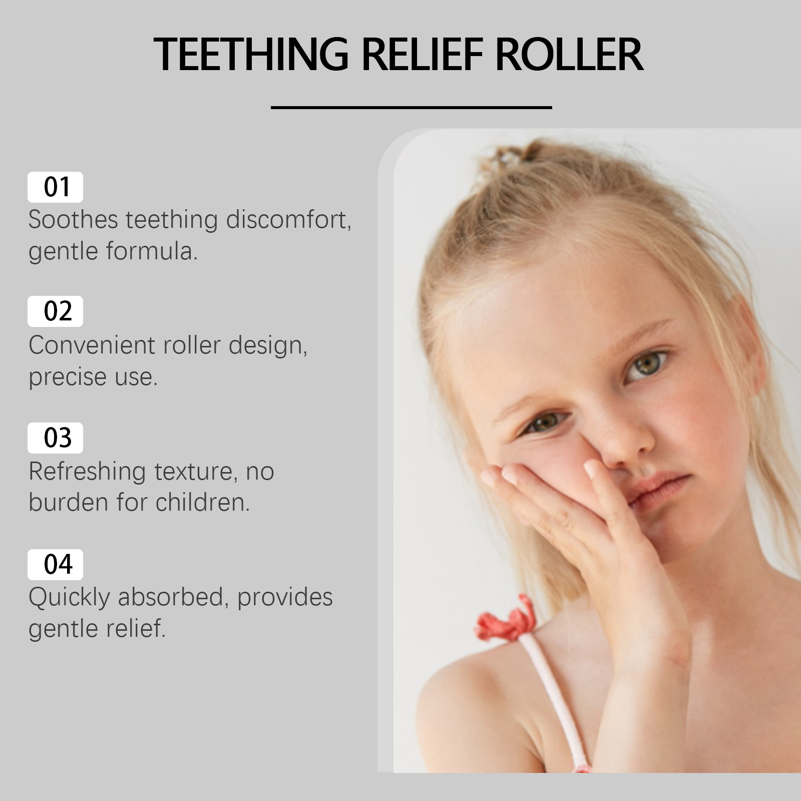 Tooth Care Roller Gentle Care Relieve Oral And Tooth Discomfort Daily Apply Care