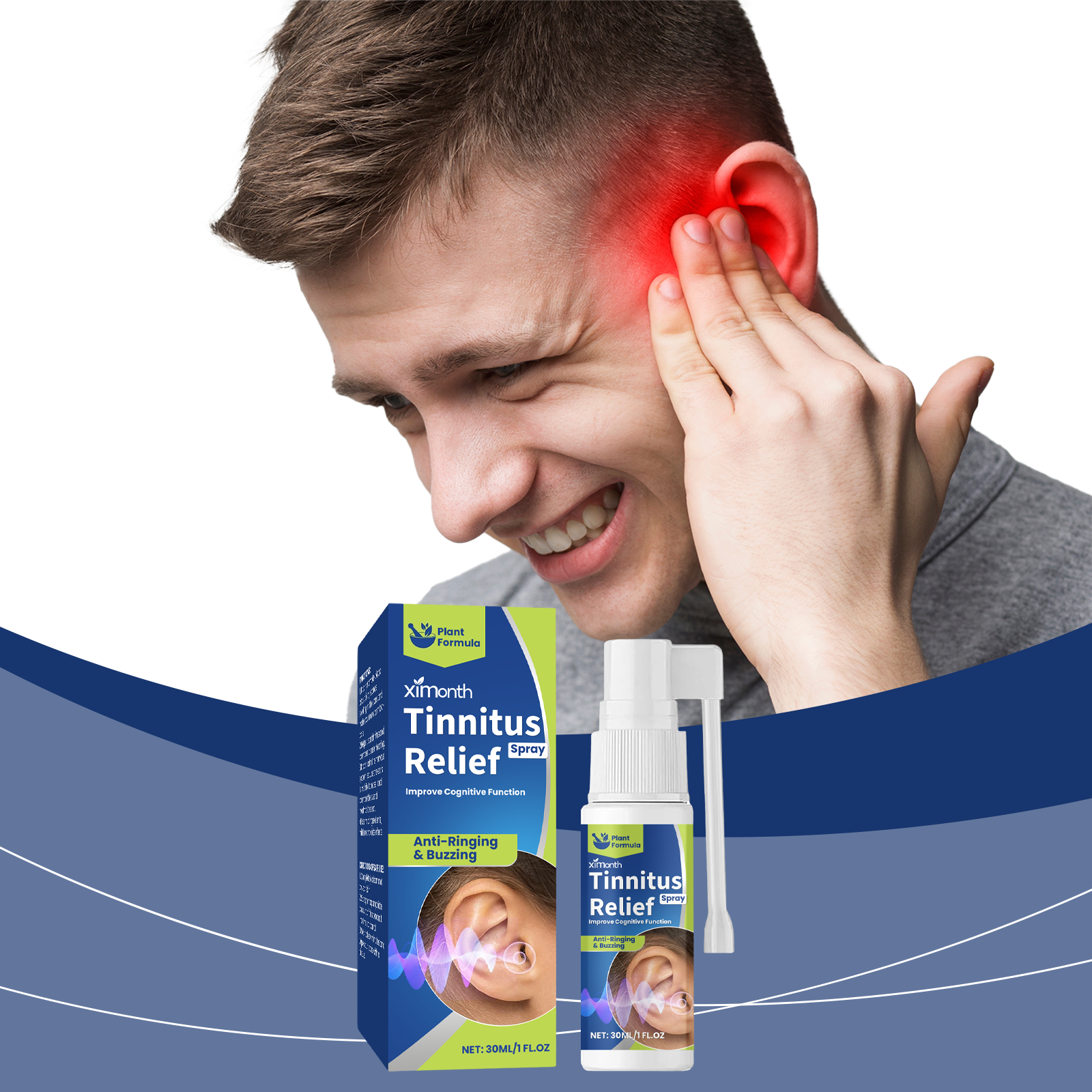 Ear Care Spray Gentle Soothing Nourishing For Daily Ear Body Care Treatment Mist