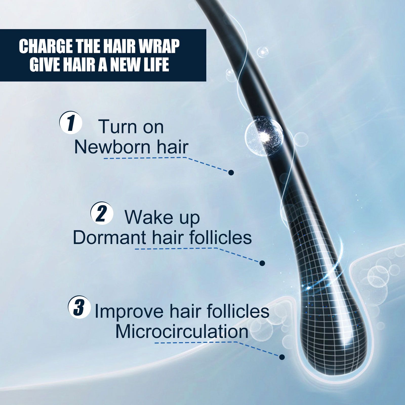 Men Hair Care Spray Volumizing Frizz Control Moisturizing For Thinning Hair Daily Scalp Treatment