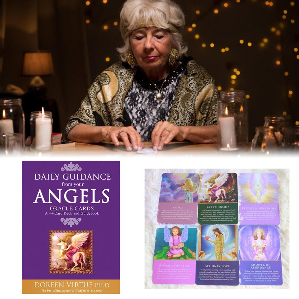Angel Tarot Cards Deck Doreen Virtue & Radleigh Valentine Psychic Oracle Well
