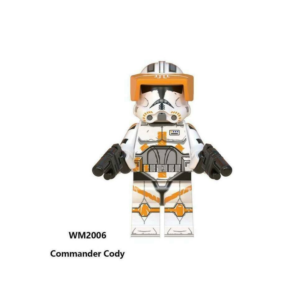 Star Wars Minifigures Clone Wars Jesse Rex Cody Building Blocks with Weapons Accessories Toy Collection Mini Block Set Fit Lego Birthday Party  Room Decoration Cake Toppers