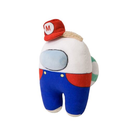(Red Hat) Among Us Game Plush Toy Stuffed Plushie Doll Pikachu Mario Superman Spiderman