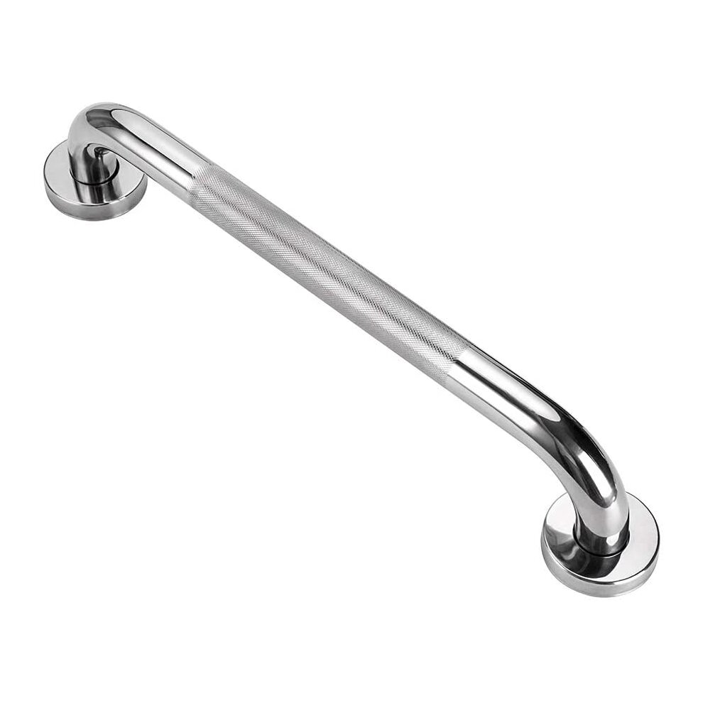 (16 inches/40cm) BTSKY Stainless Steel Bath Grab Shower Handle with Anti-Slip Grip - Dis